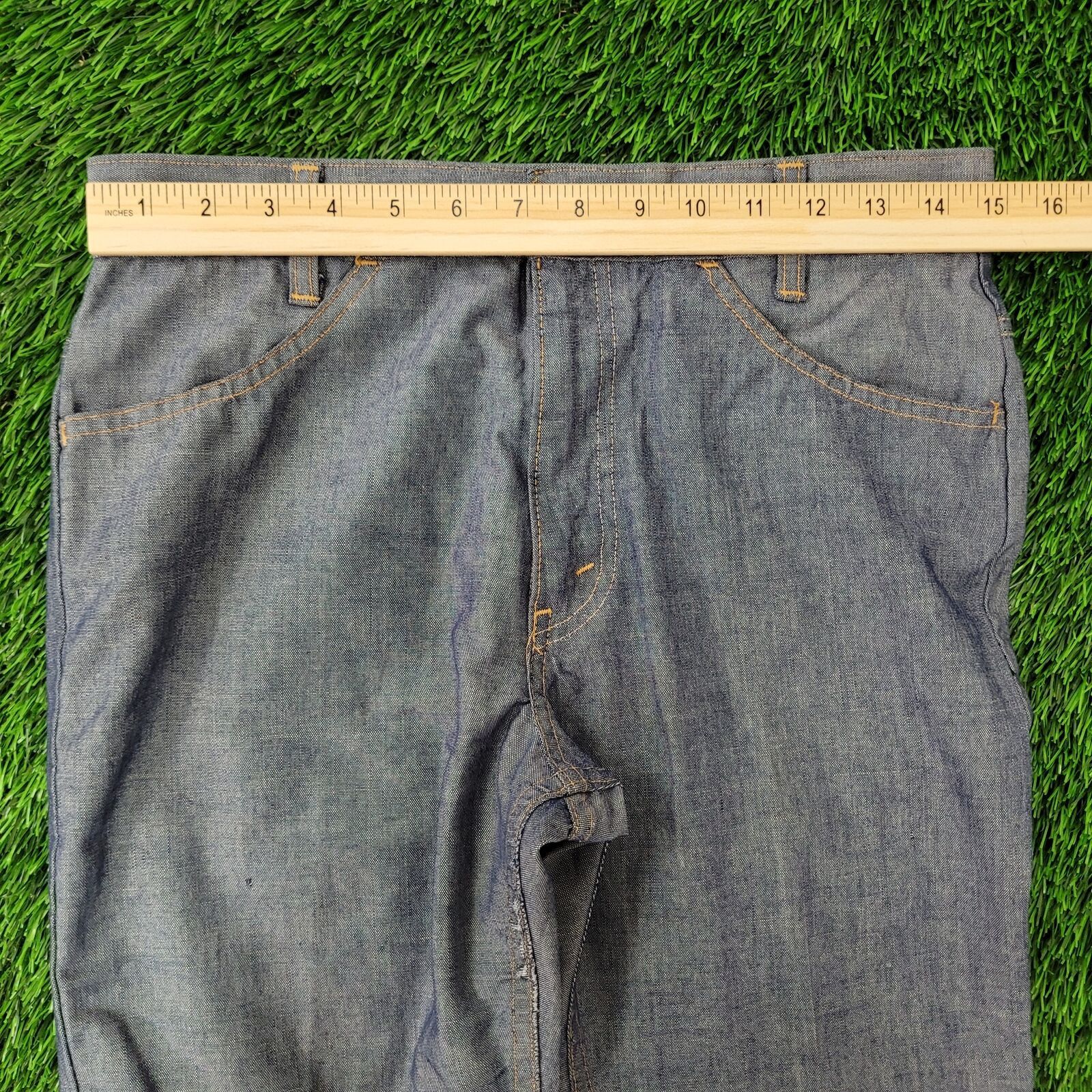 Levi's VTG 70s Levis Orange Tab Flares 30x26 Talon Bell Bottoms Size US 30 / EU 46 - 16 Thumbnail
