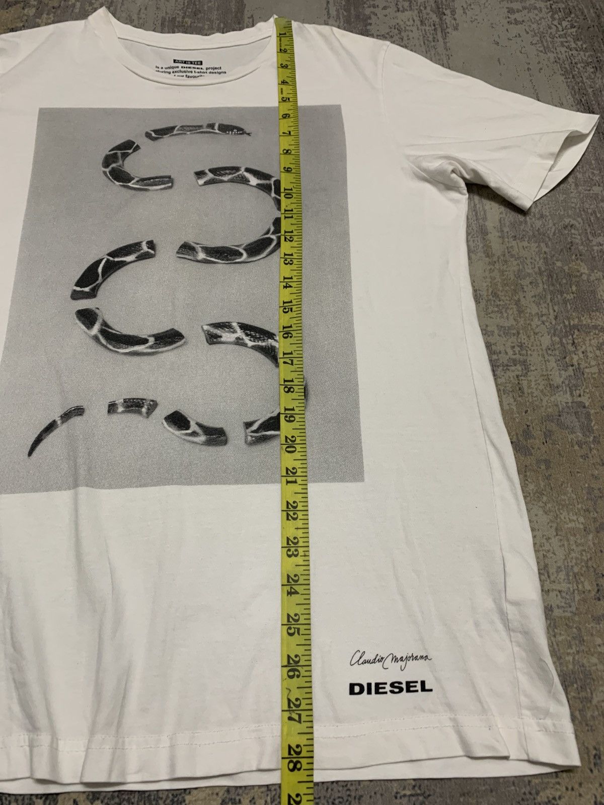 Diesel Y2K Diesel Claudio Majohana Snake Photo Tees Size US M / EU 48-50 / 2 - 10 Thumbnail