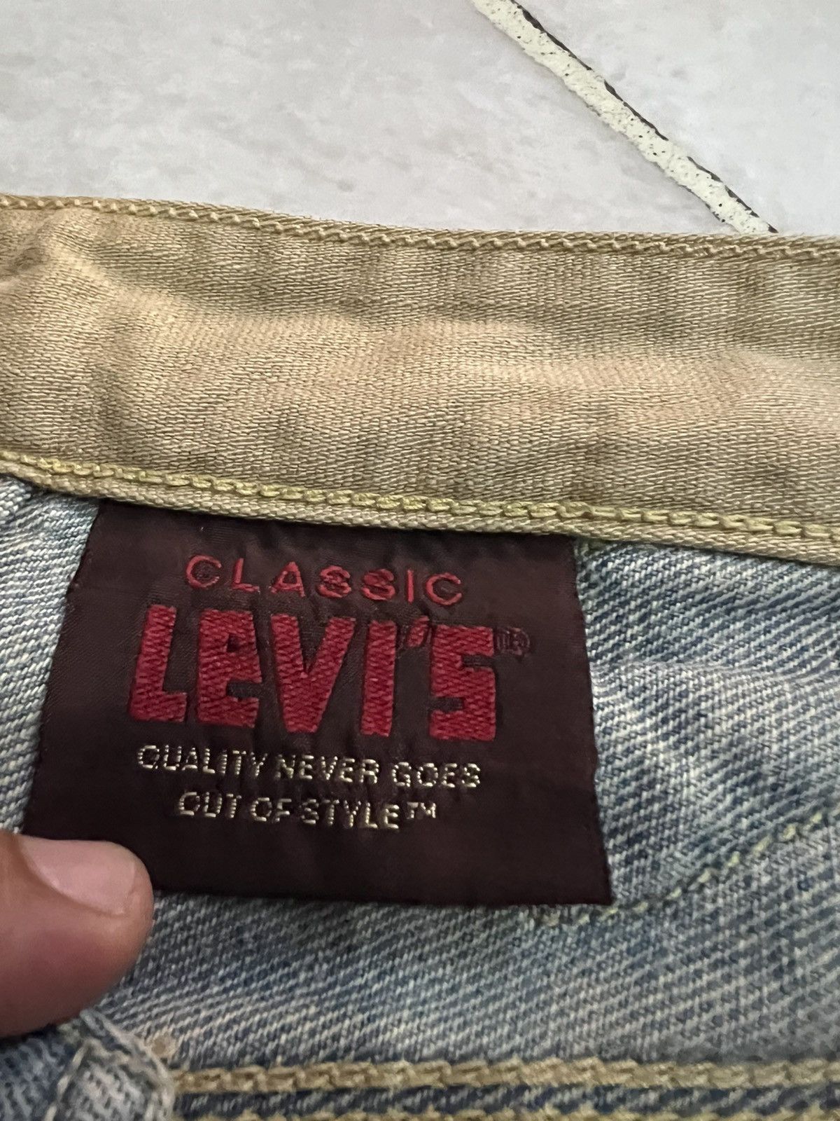 Levi's × Levi's Vintage Clothing 🌈90’s Style Levis Lot 907 Distress Mud Wash Flare Jean Japan Size US 28 / EU 44 - 21 Thumbnail