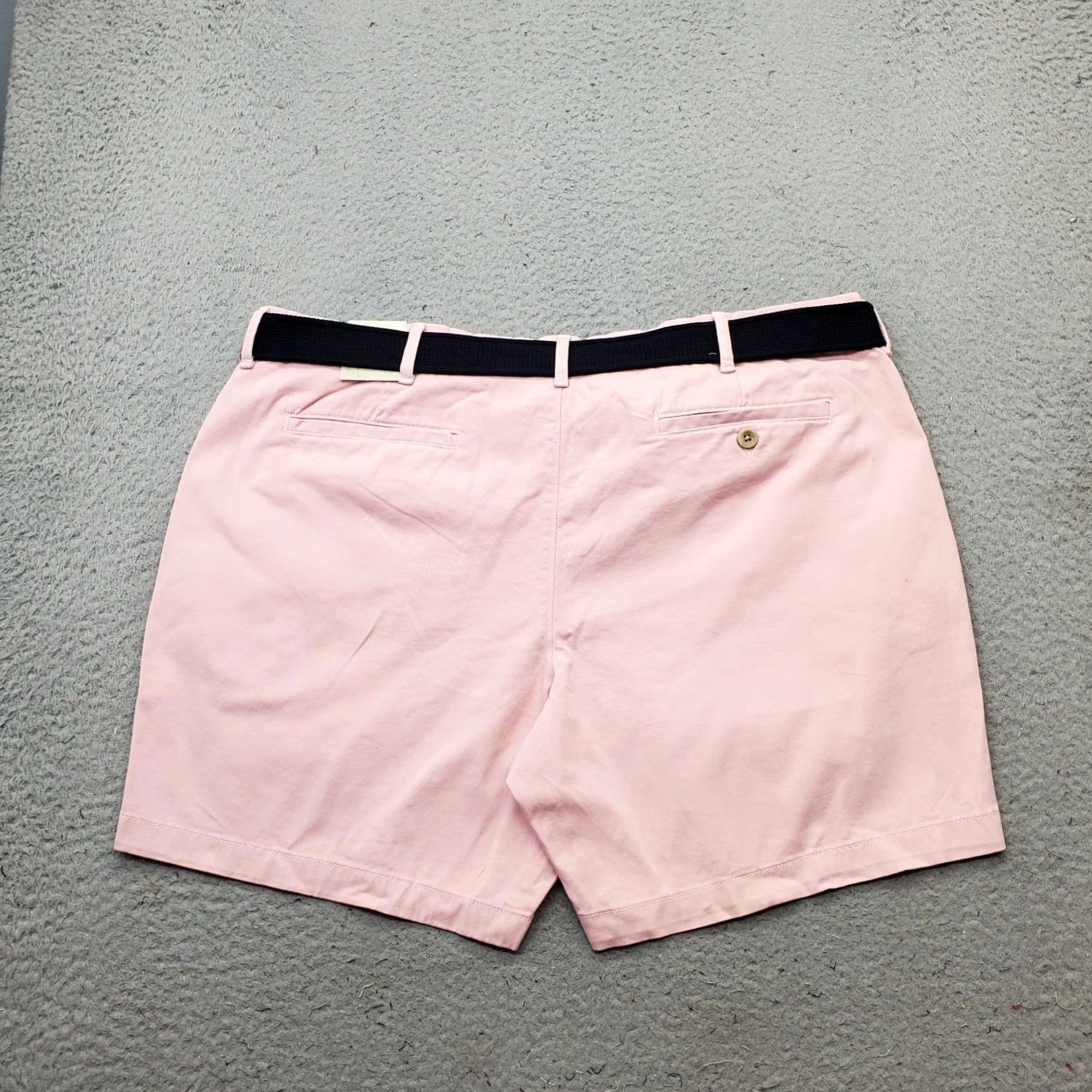 Vintage St. John's Bay Shorts Mens 42 Pink Comfort Stretch Belted Waist Classic Fit Shirt Size US 42 / EU 58 - 2 Thumbnail