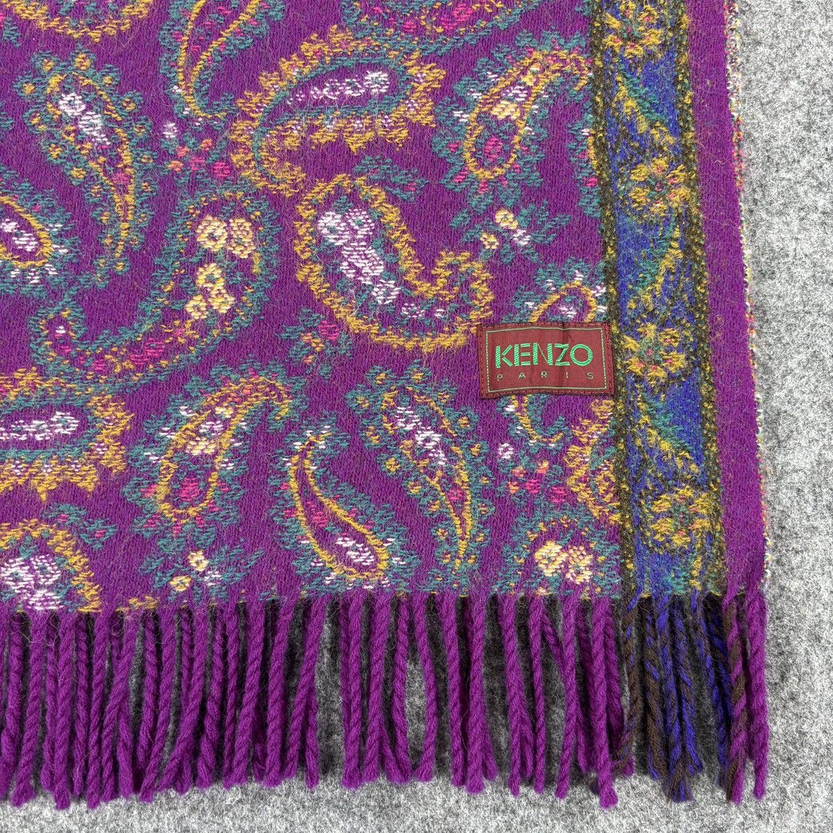 Kenzo × Vintage Kenzo Scarf # D774 # Muffler # Neckwear Size ONE SIZE - 4 Thumbnail