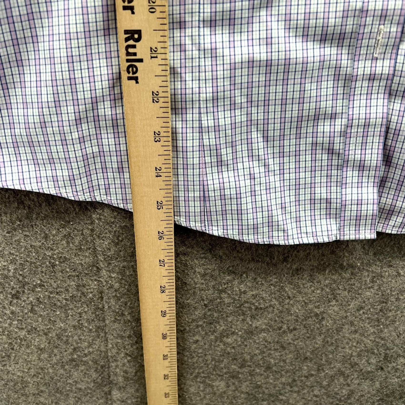 Vintage LL Bean Purple Casual Womens Medium Button Down Wrinkle Resistant Shirt Size M / US 6-8 / IT 42-44 - 6 Thumbnail