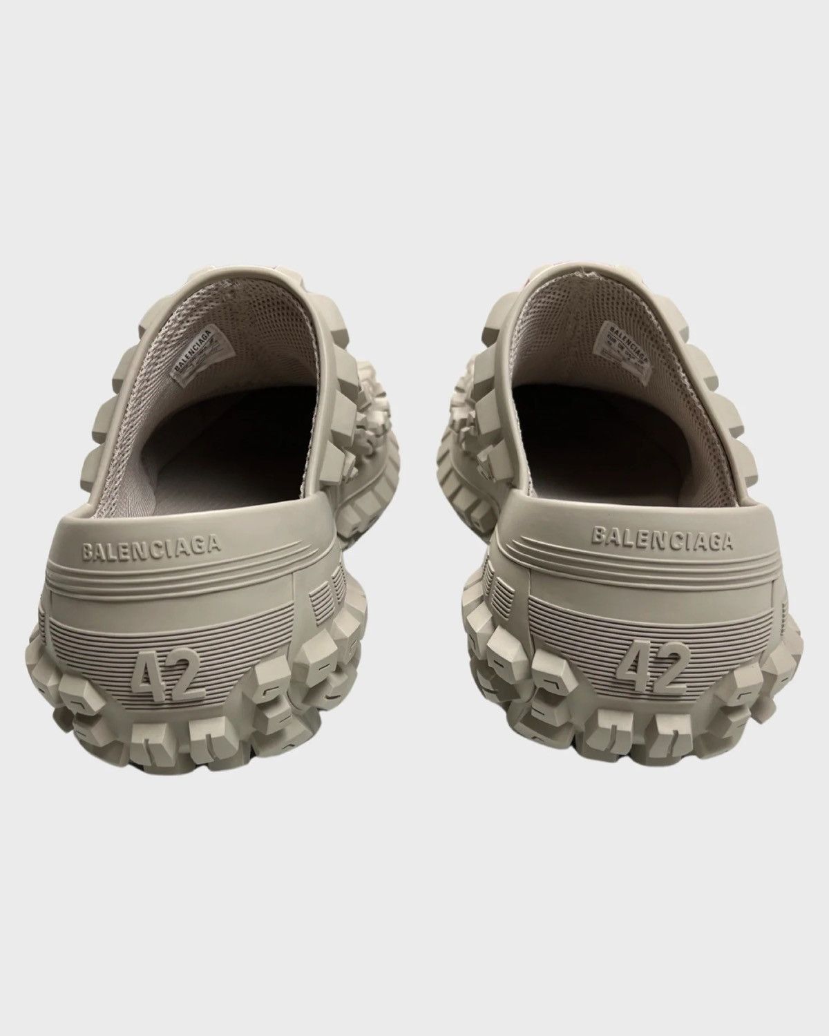 Balenciaga BALENCIAGA DEFENDER CLOG TAN CREME WHITE SZ:41|42 Size US 8.5 / EU 41-42 - 3 Thumbnail