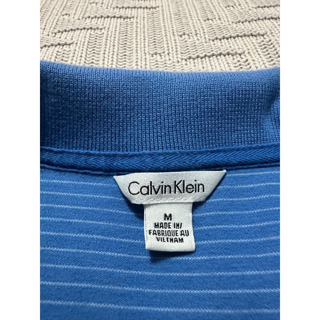 Calvin Klein Calvin Klein blue striped polo size M Size US M / EU 48-50 / 2 - 4 Thumbnail