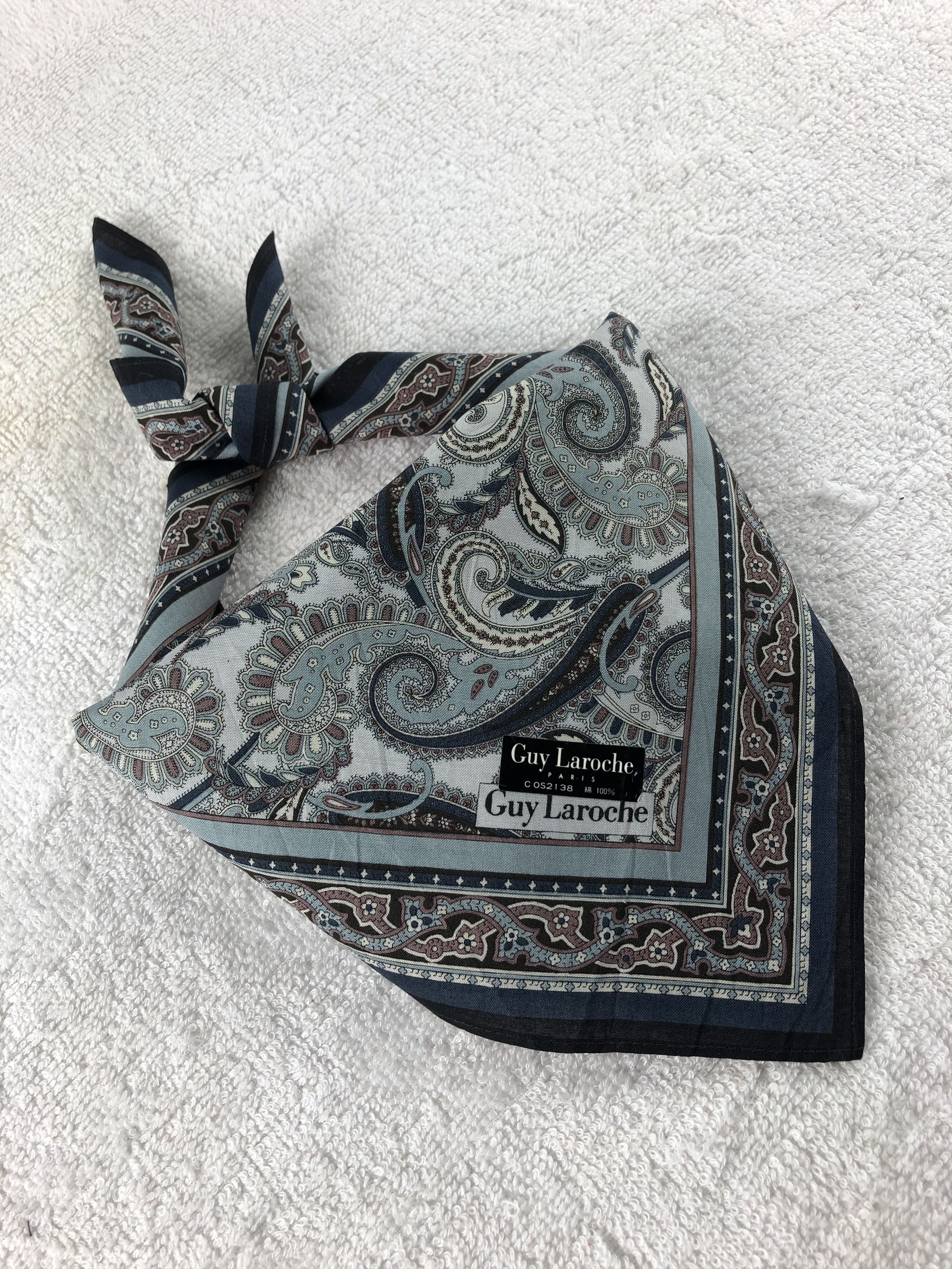 Guy Laroche Guy Laroche Paislee Handkerchief / Bandana / Neckerchief Size ONE SIZE - 2 Thumbnail