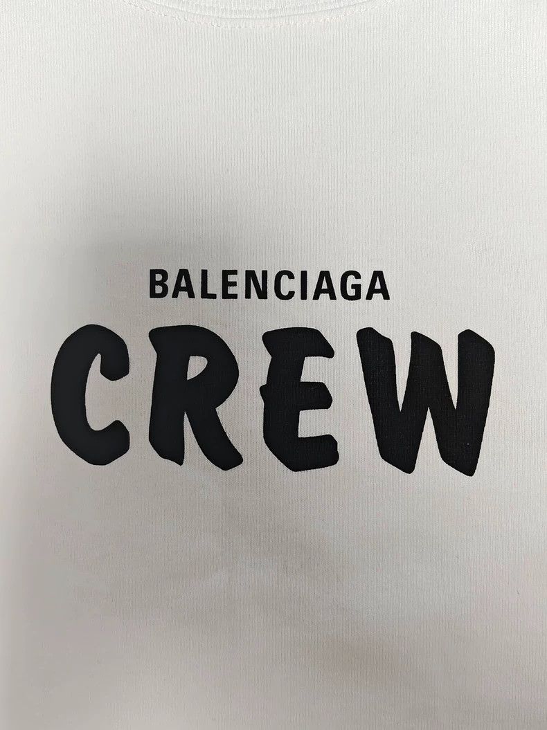 Balenciaga Balenciaga Crew printed logo monogram short sleeve tee Size US XS / EU 42 / 0 - 4 Thumbnail