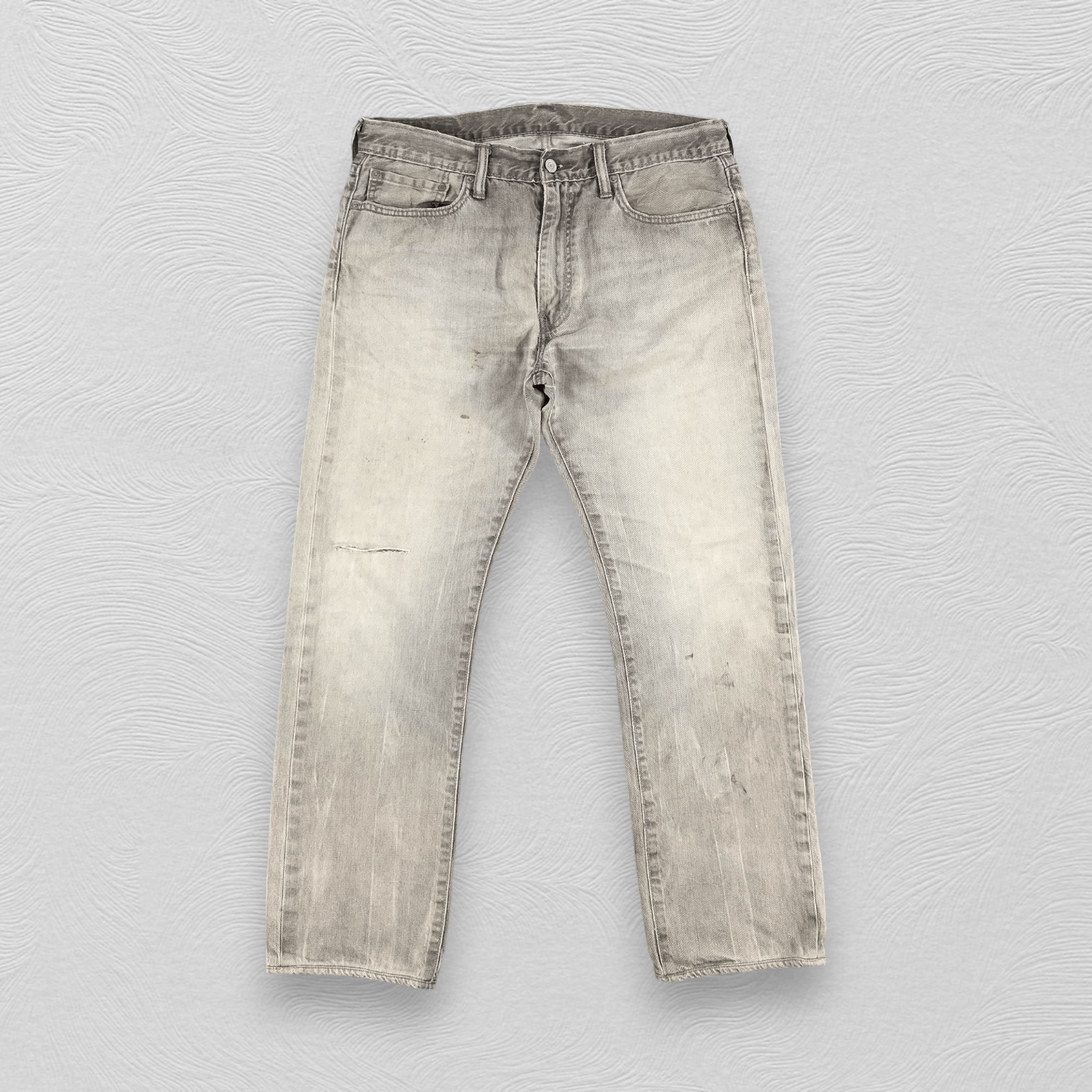 Levi's Vintage Levi's 513 Jeans Faded Gray Distressed Denim KJ662 Size US 34 / EU 50 - 1 Thumbnail
