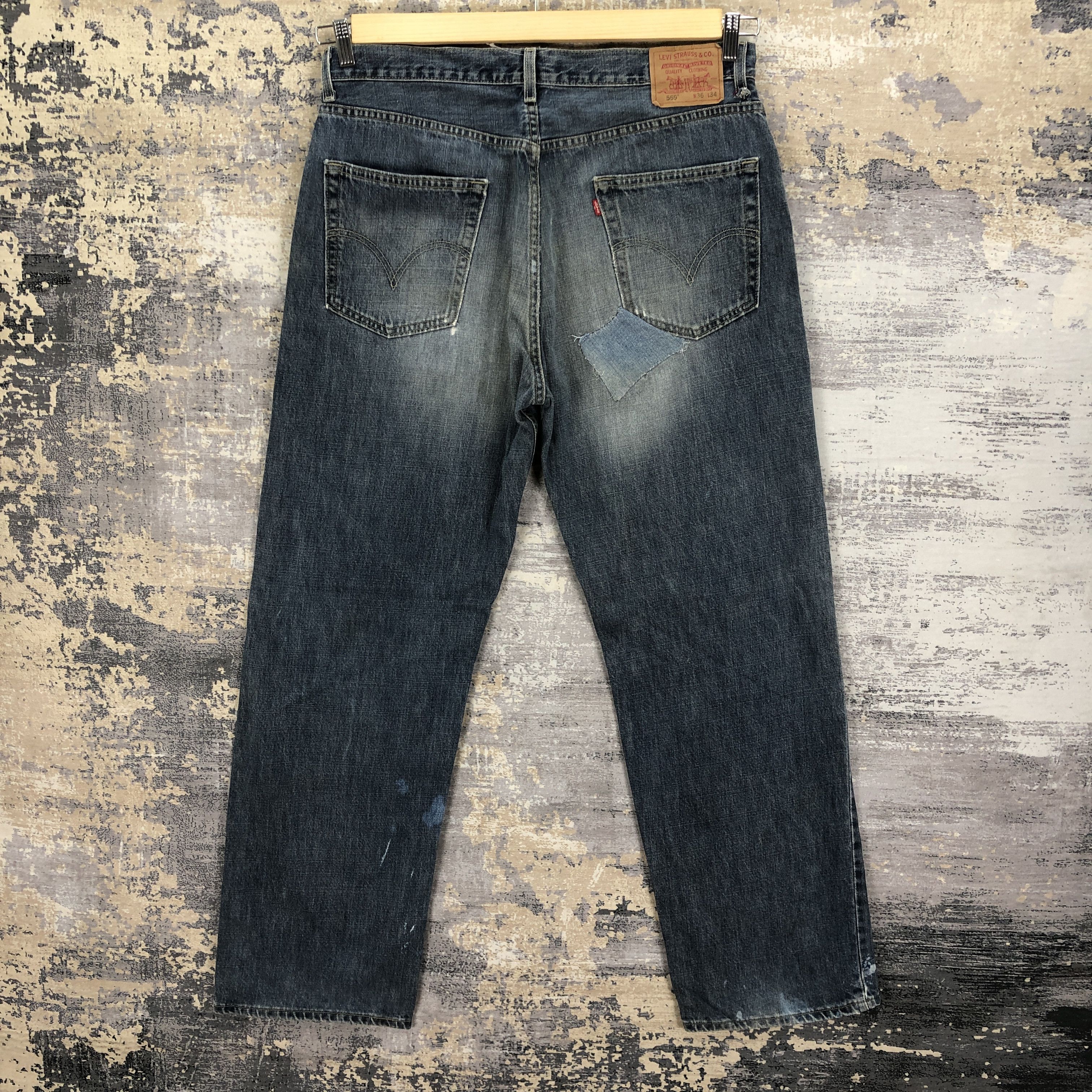 Levi's × Vintage Vintage Y2K Levis 569 Baggy Loose Jeans Levi's Faded Denim Size US 36 / EU 52 - 2 Thumbnail