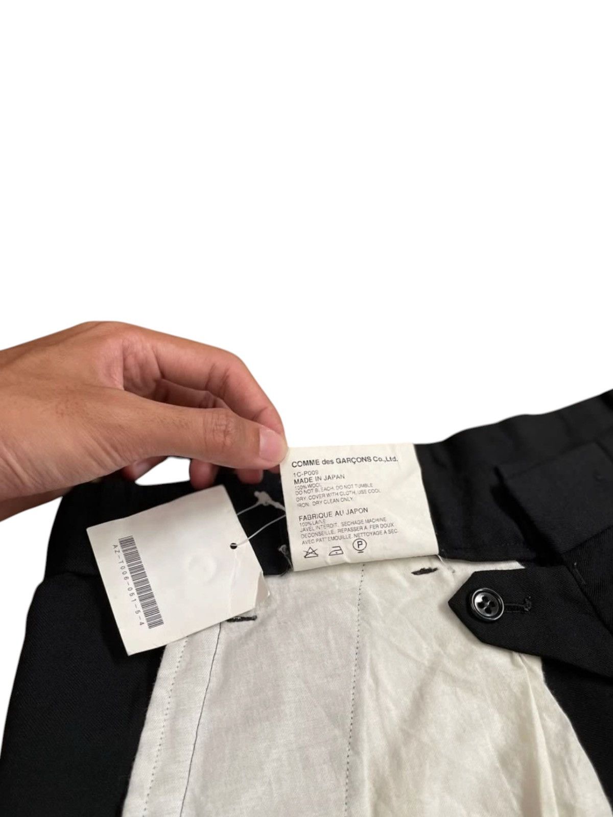Comme des Garcons Black Drop Crotch Pants Size US 32 / EU 48 - 5 Thumbnail