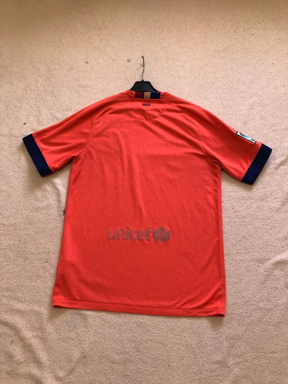 Nike Barcelona Away Football Shirt 2014 Soccer Nike Jersey Size M Size US M / EU 48-50 / 2 - 24 Thumbnail