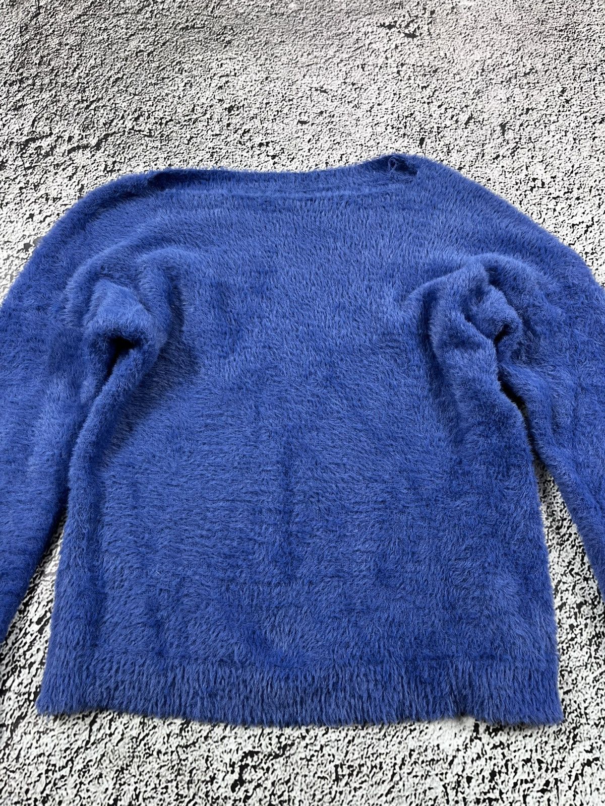 Vintage Vintage Y2K Fuzzy plush faux mohair neck sweater pullover Size M / US 6-8 / IT 42-44 - 3 Thumbnail