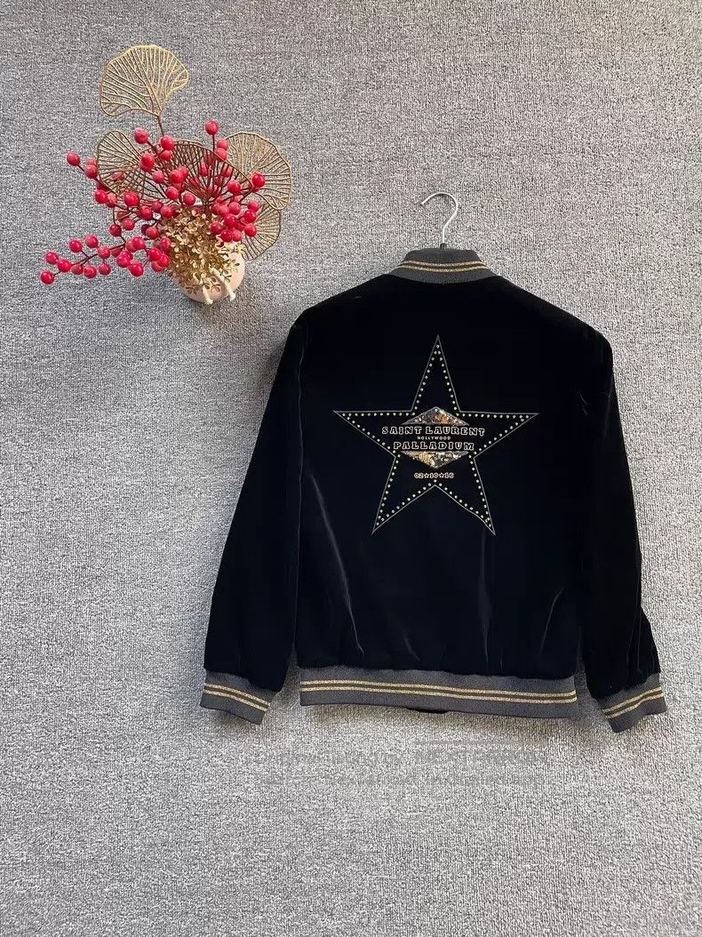 Saint Laurent Paris Saint Laurent Paris Hollywood Velvet Jacket i Size XS / US 0-2 / IT 36-38 - 2 Thumbnail