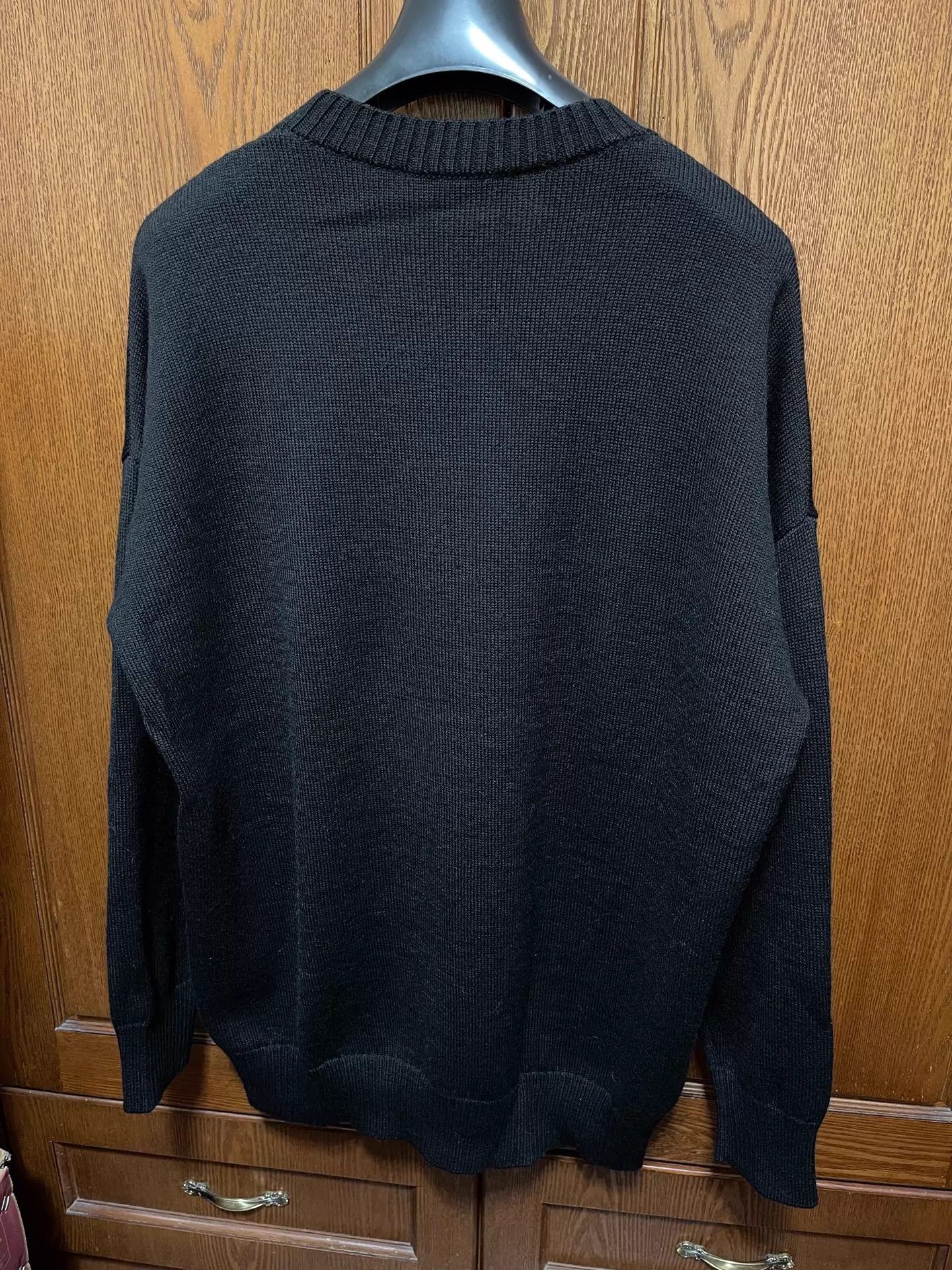 Dsquared2 Black Graphic Knit Sweater Size US XXS / EU 40 - 4 Thumbnail