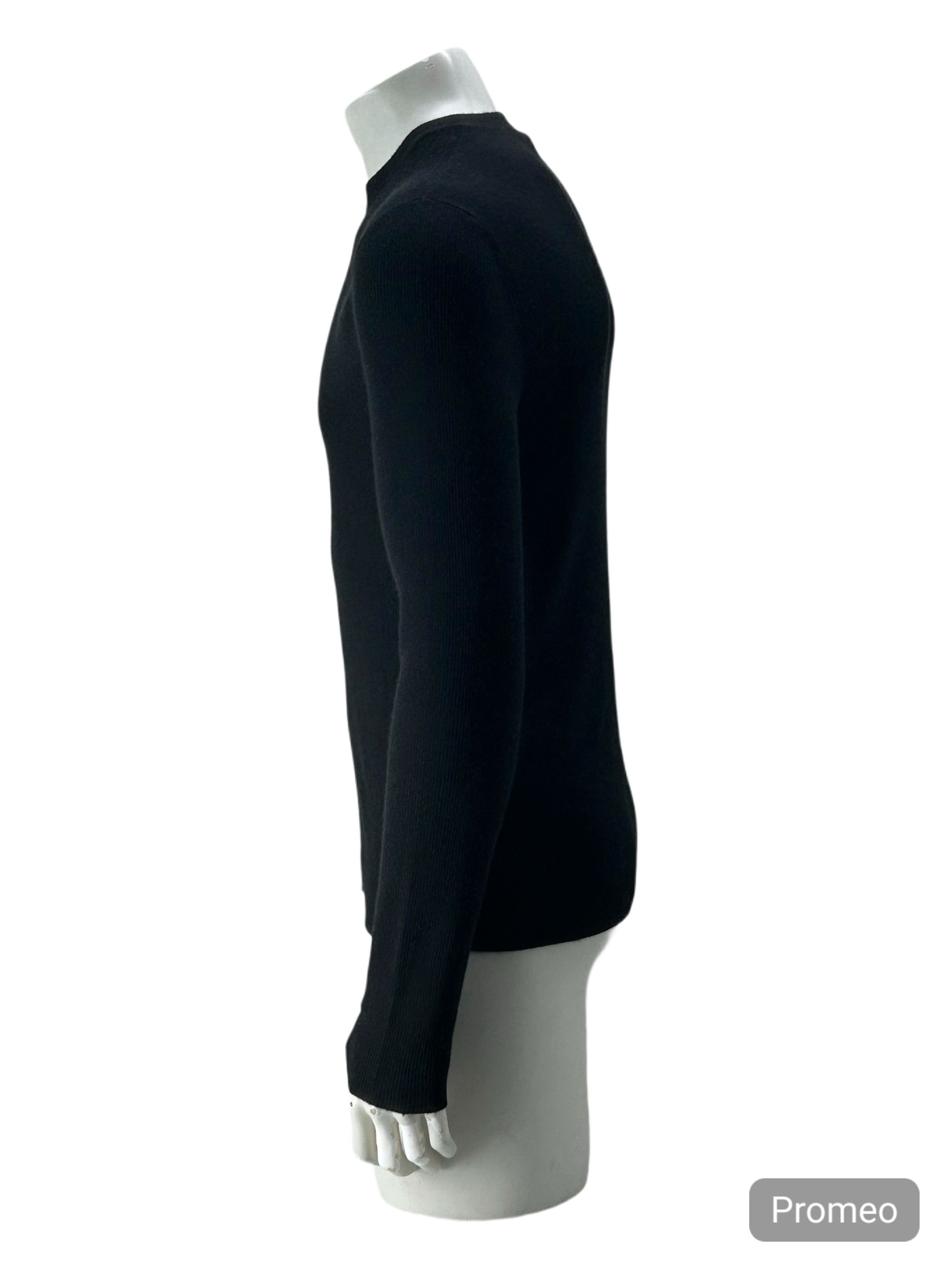 Gucci Gucci Black Long Sleeve Crew Neck T-Shirt Size US XL / EU 56 / 4 - 2 Thumbnail