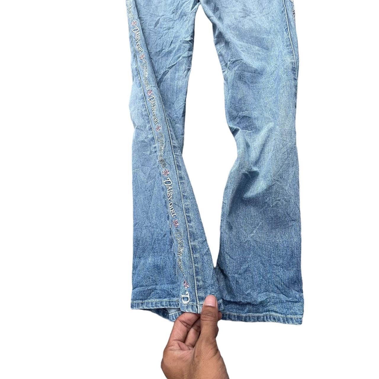 Beauty Beast × Hysteric Glamour × Vintage Vintage Daisy Lovers Embroided Side Tap Flare Denim Pants Size 28" / US 6 / IT 42 - 3 Thumbnail