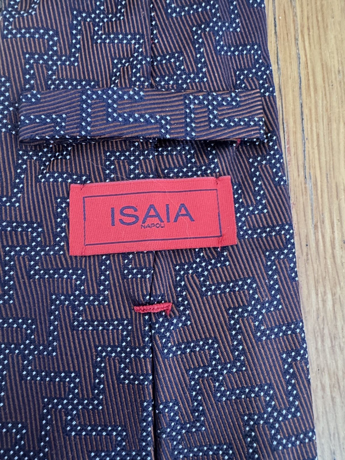 Isaia Isaia - geometric woven tie Size ONE SIZE - 4 Thumbnail