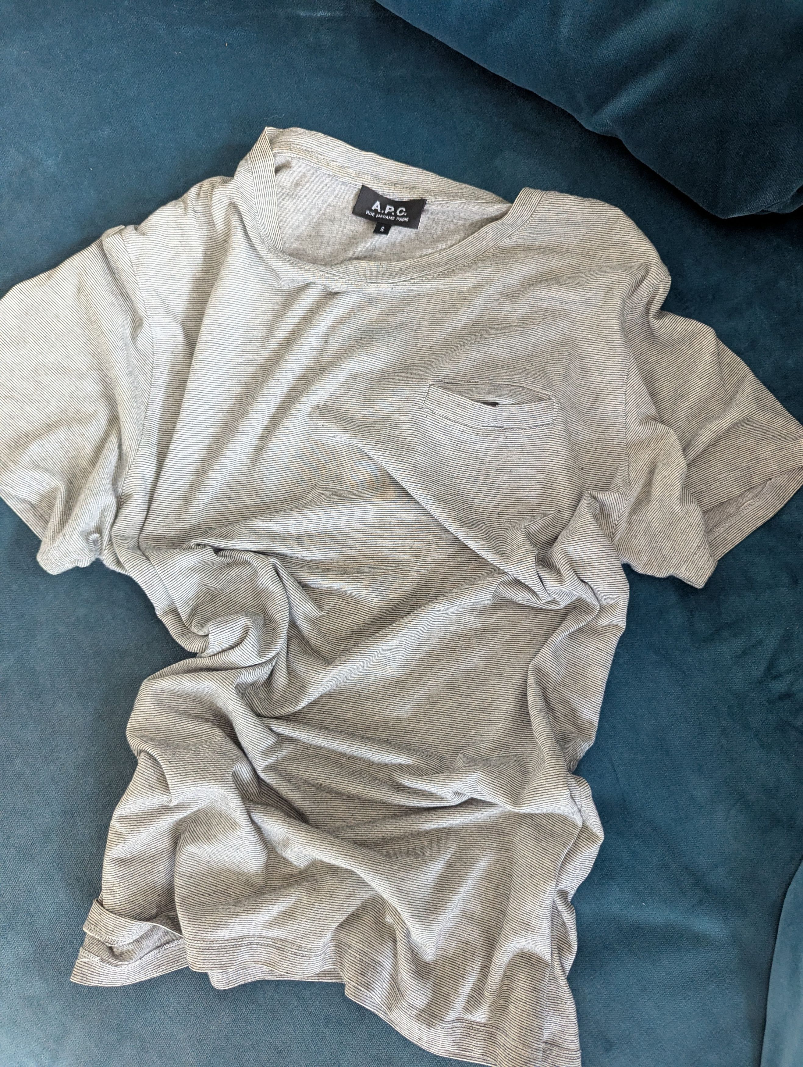 A.P.C. A.P.C. Rue Madame Paris Striped Men's T-shirt size S Size US S / EU 44-46 / 1 - 3 Thumbnail