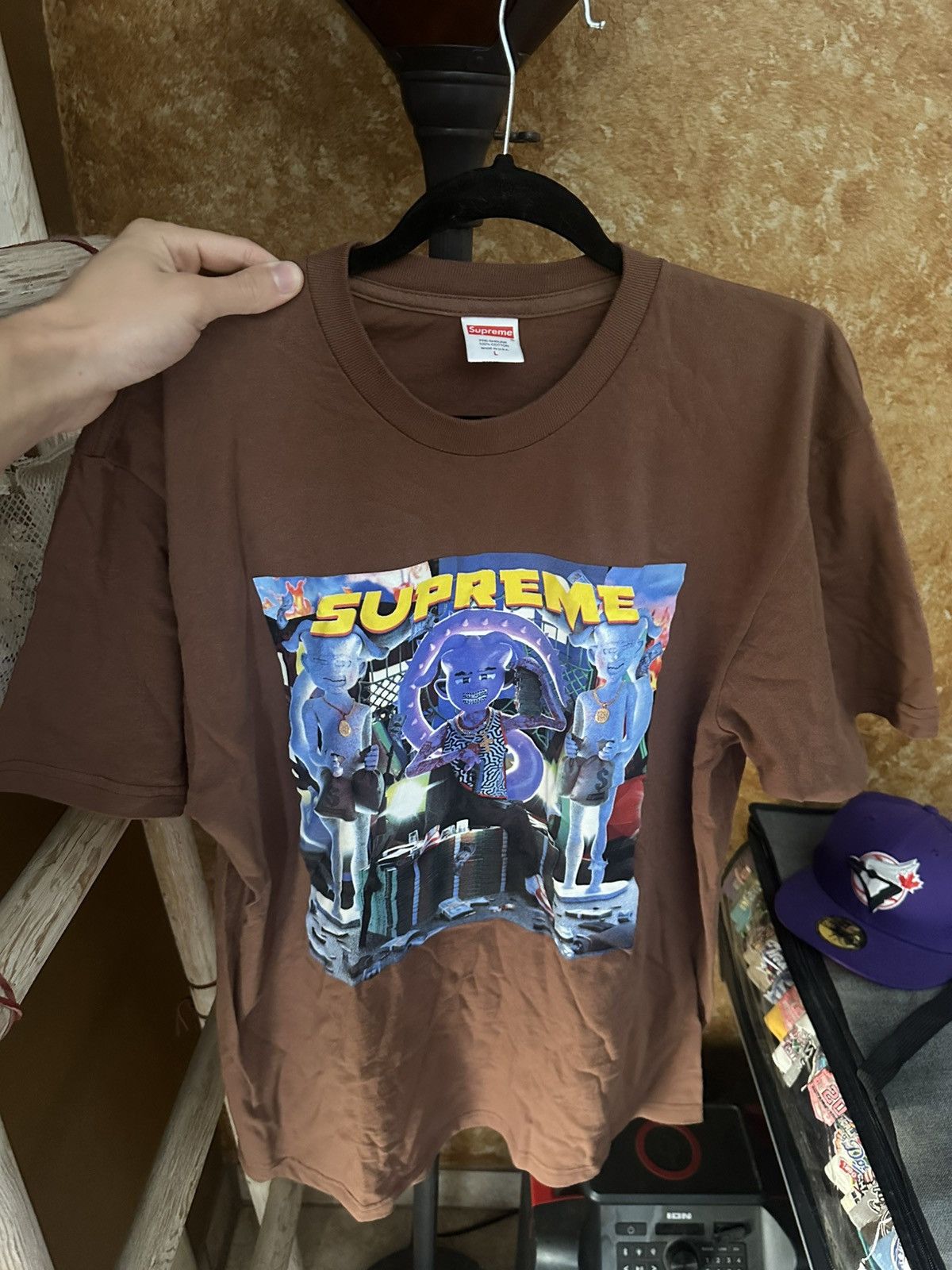 Supreme Supreme graphic t shirt brown Size US L / EU 52-54 / 3 - 1 Thumbnail