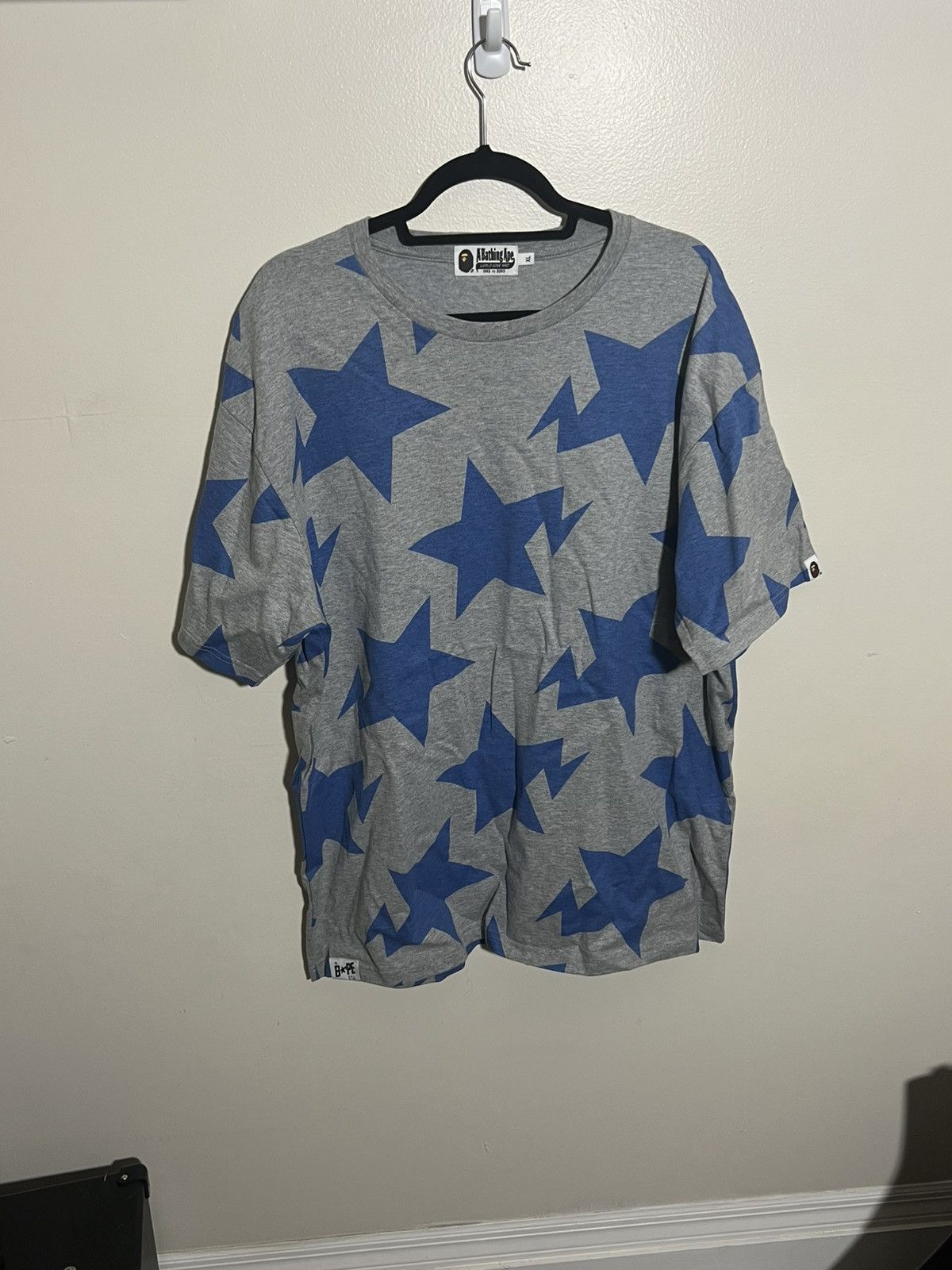 Bape BAPE Relaxed STA Pattern Tee Size US XL / EU 56 / 4 - 2 Thumbnail