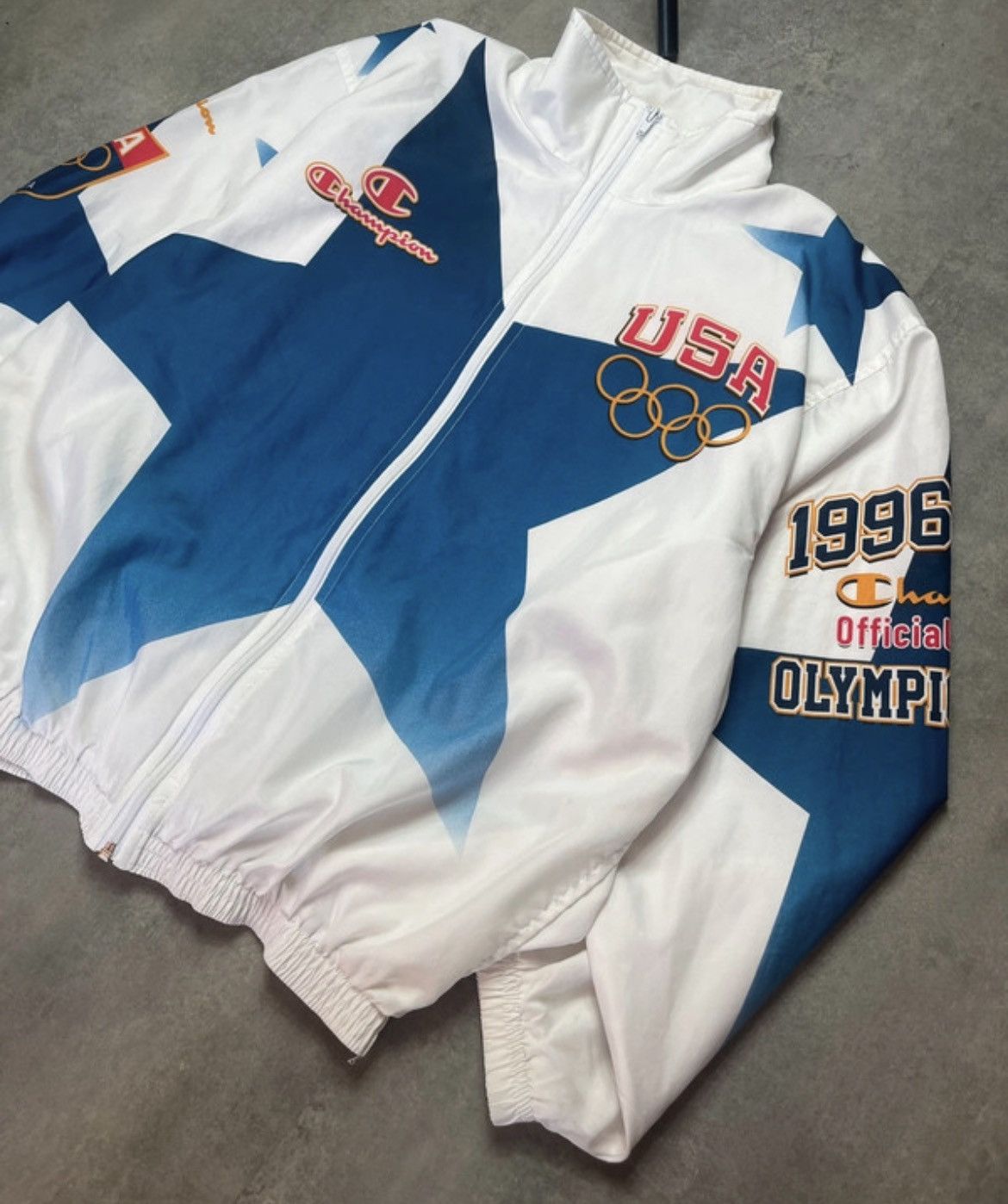 Champion Vintage 1996 USA Olympic Team Champion Jacket Size L Atlanta Size US L / EU 52-54 / 3 - 3 Thumbnail
