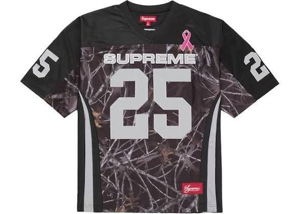 Supreme Supreme black breast cancer awareness football jersey Size US L / EU 52-54 / 3 - 1 Thumbnail