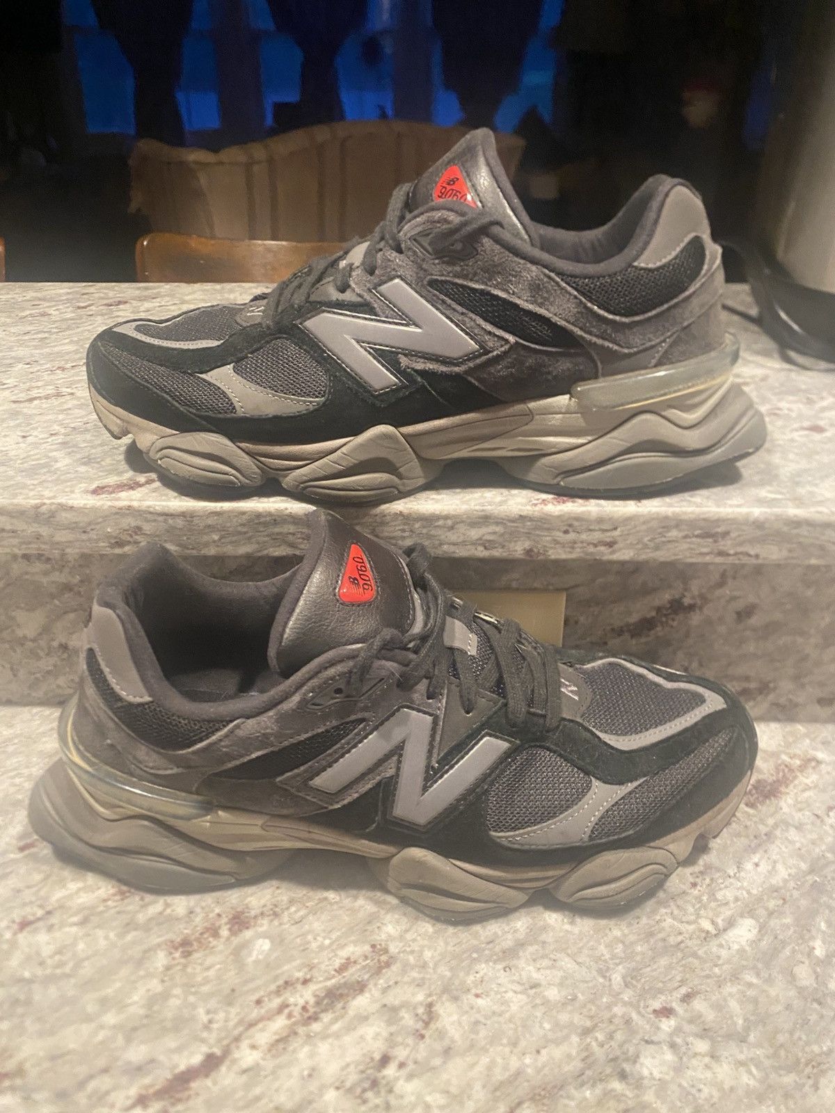 New Balance Black New Balance 9060 Catslerock Grey Size US 14 / EU 47 - 1 Thumbnail