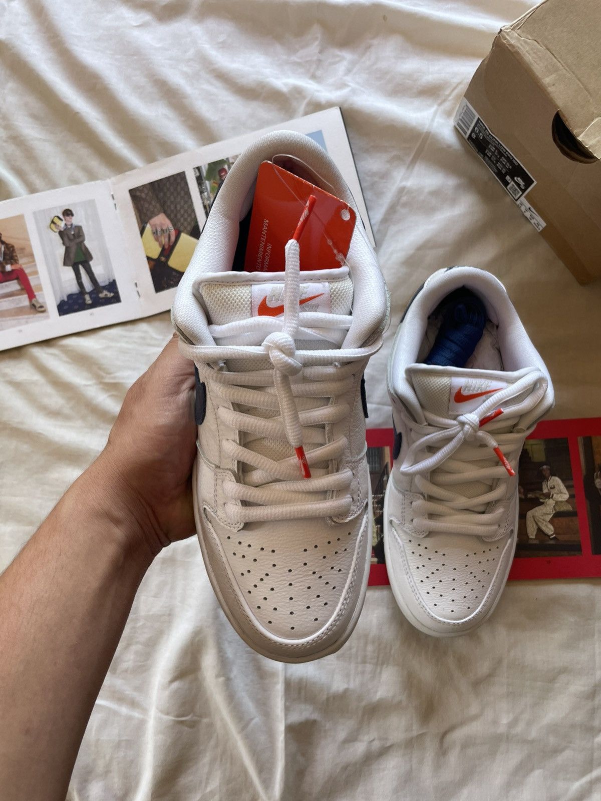 Nike NIKE SB DUNK LOW PRO ISO ORANGE Size US 6.5 / EU 39-40 - 3 Thumbnail