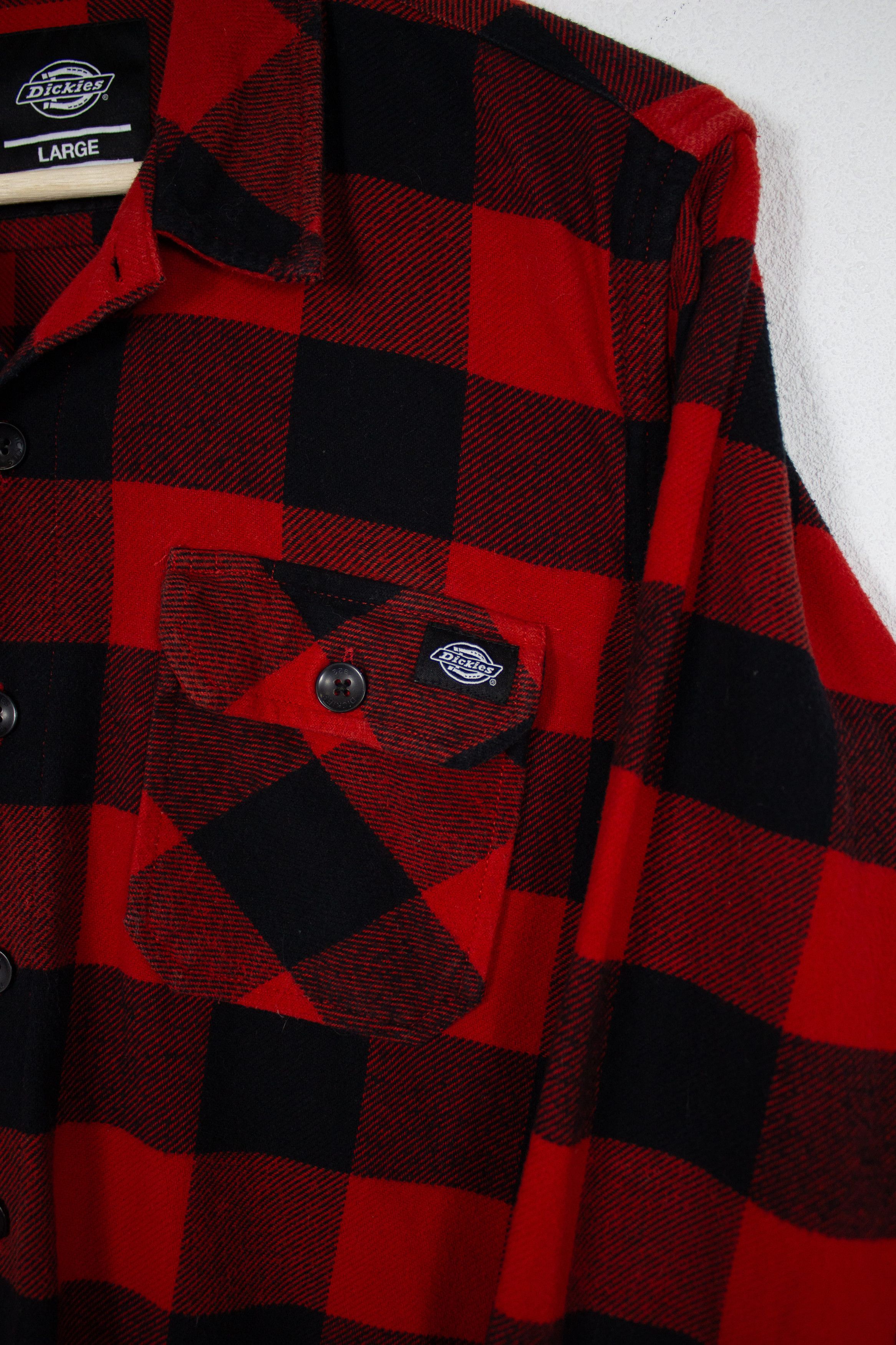 Dickies Dickies Buffalo Flannel Plaid Shirt Work Heritage M/L Size US M / EU 48-50 / 2 - 3 Thumbnail