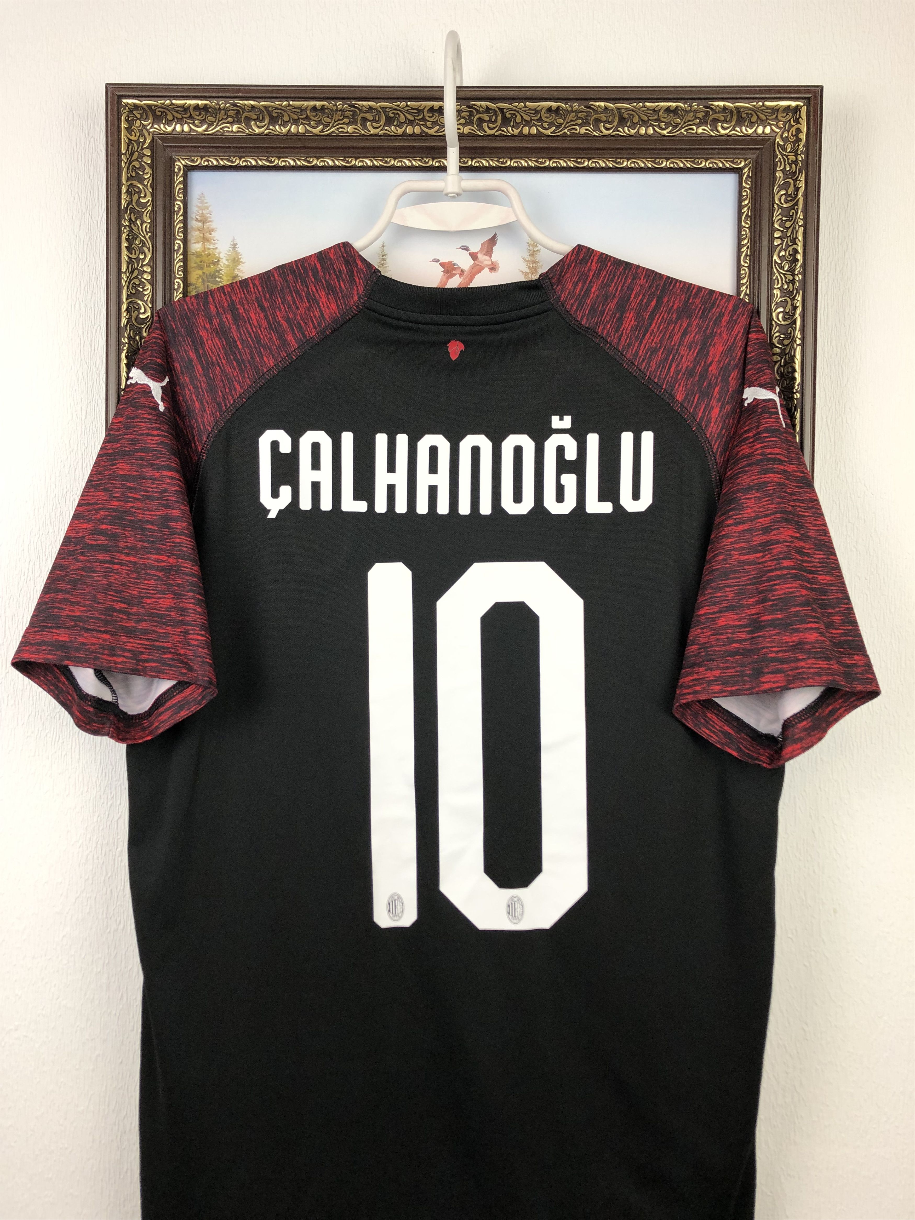 Puma AC Milan football shirt 2019 Soccer #10 Calhanoglu Jersey Size US M / EU 48-50 / 2 - 2 Thumbnail
