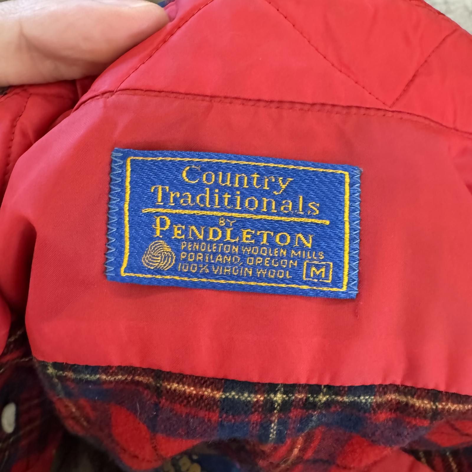 Pendleton Vintage 60s Pendleton Wool Plaid Button Country Traditional Size US M / EU 48-50 / 2 - 4 Thumbnail