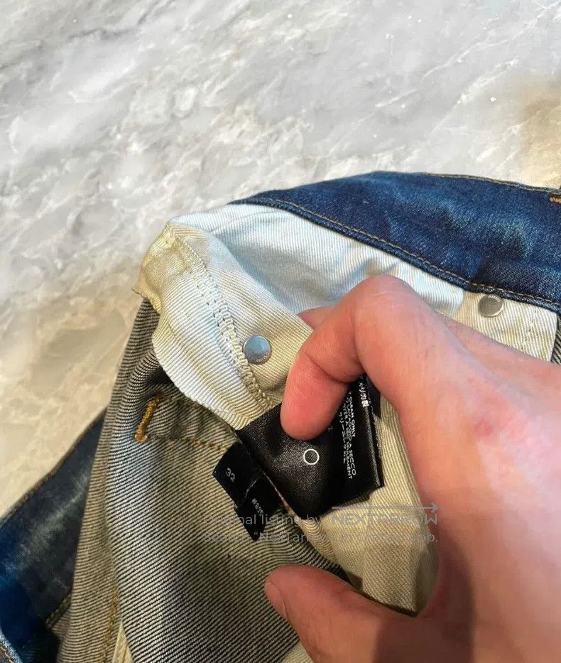 Amiri Amiri Classic Star Element Patchwork Blue Jeans Size 32 Size US 32 / EU 48 - 5 Thumbnail