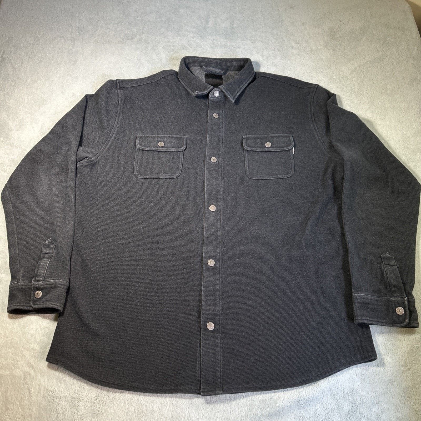 Dixxon Linksoul Heavy Button Snap Shirt Mens 2XL Stretch Lumberjack Size US XXL / EU 58 / 5 - 1 Thumbnail