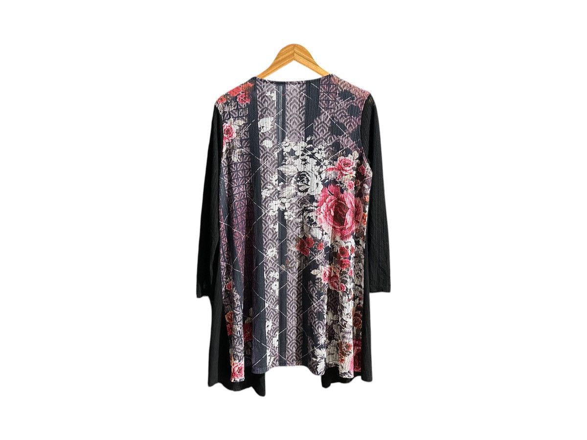 Kansai Yamamoto 🔥Vintage Kansai Yamamoto Pleats Cardigan Japanese Flower Size US L / EU 52-54 / 3 - 1 Thumbnail