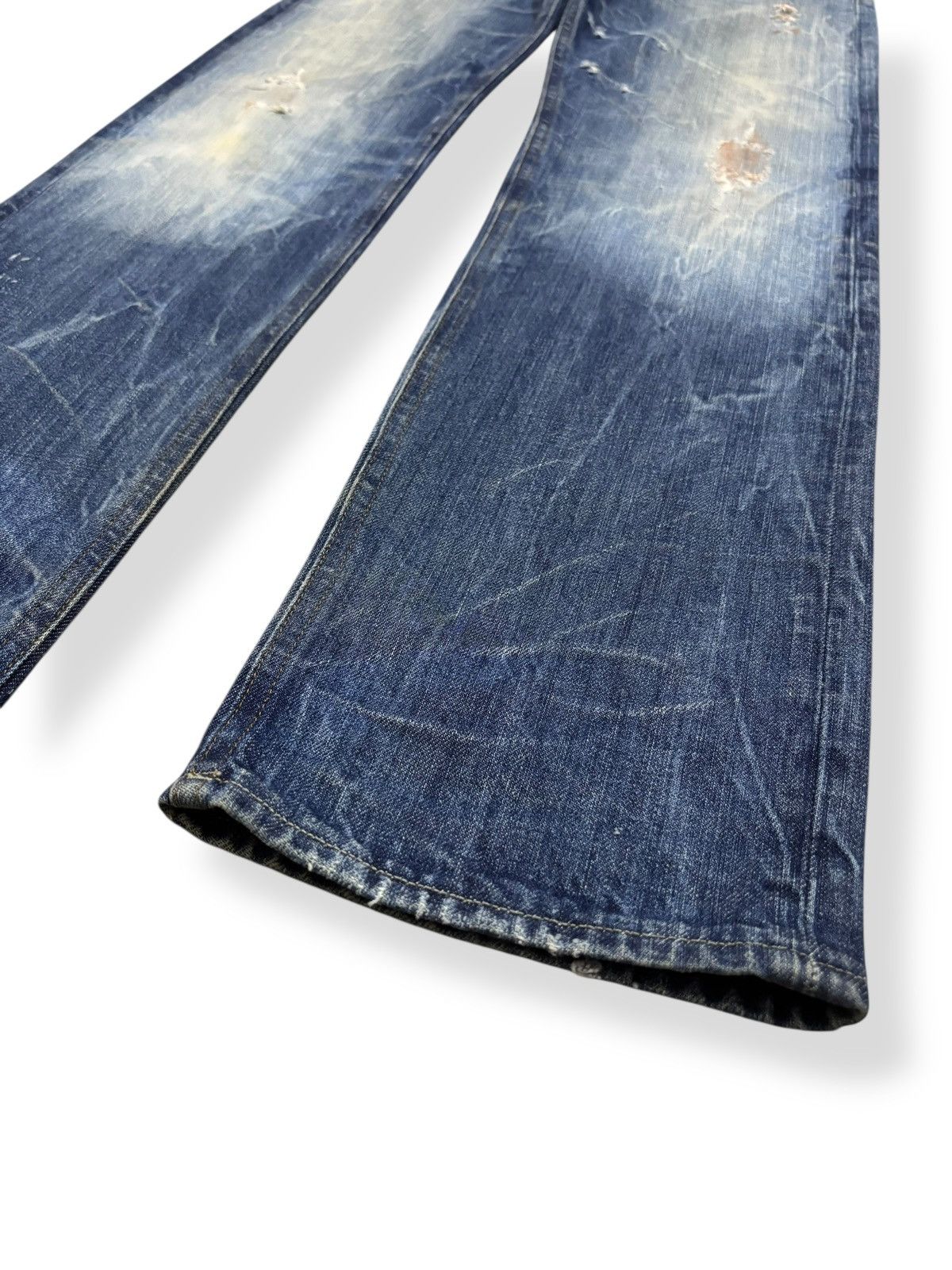 G-Star Vintage GStar Raw GS01 Distressed Grunge Jeans Made in Italy Size US 30 / EU 46 - 10 Thumbnail
