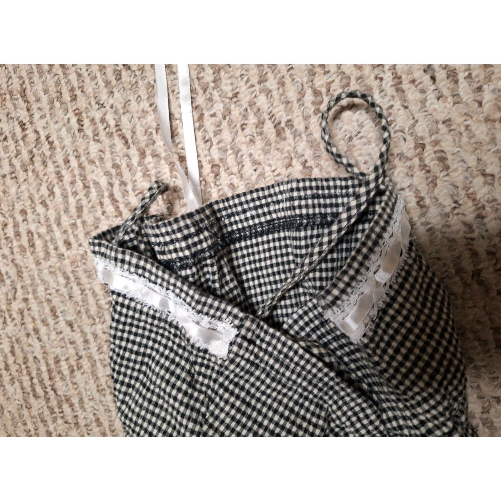 Vintage VINTAGE Rampage 90s Y2K Midi Tank Dress Women’s Size 3 Black Polka Dot Sleeveless Casual Party Cocktail Wedding Midi Dress Womens Size XS / US 0-2 / IT 36-38 - 5 Thumbnail