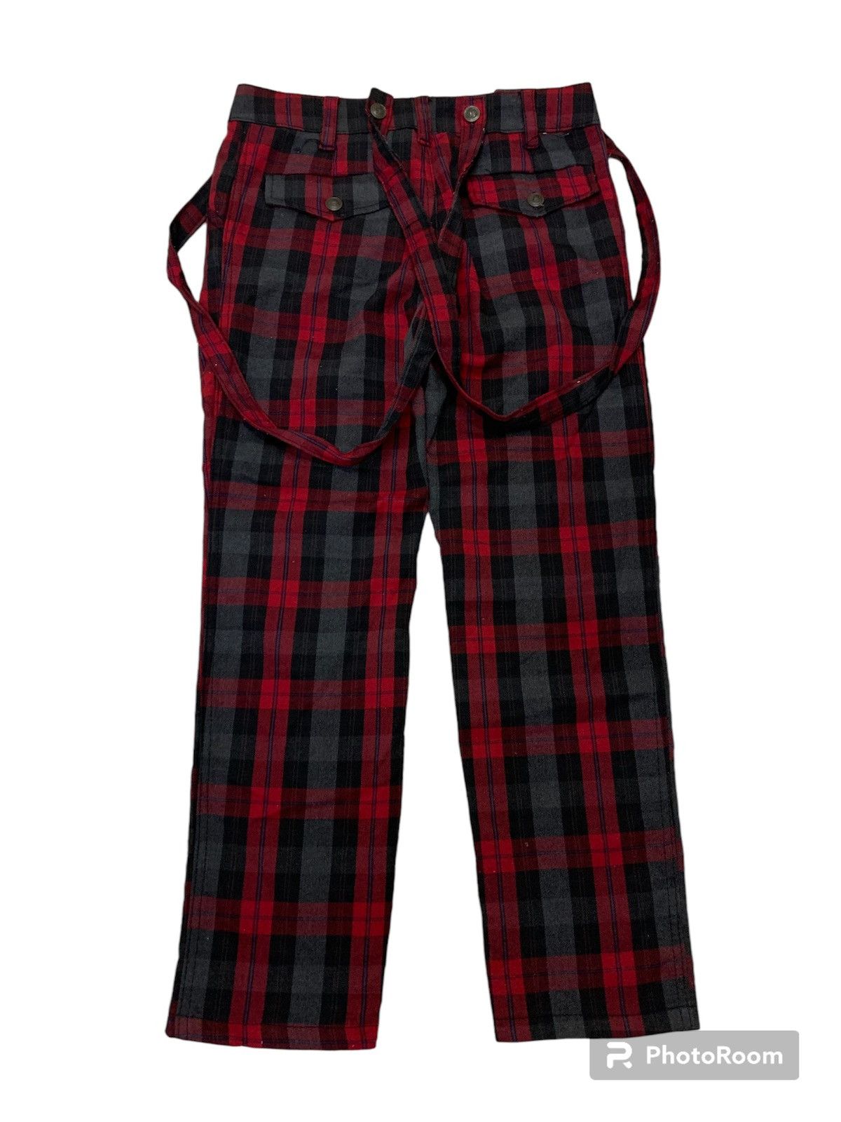 Seditionaries Seditionaries Suspenders Gothic Tartan Punk Pant Size 28" / US 6 / IT 42 - 2 Thumbnail