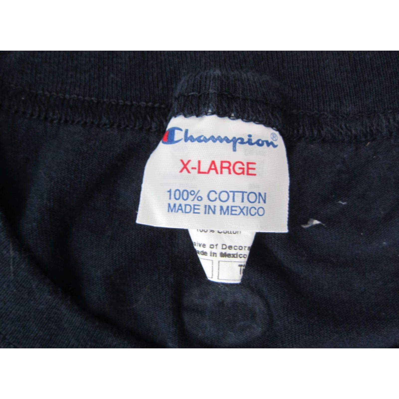 Champion VINTAGE Champion Shirt Tank Top Mens XL Blue 90s Athletic Muscle Tee Short Sleeve Crew Neck T-Shirt Jersey Cotton Logo Care: Machine Washable Size US XL / EU 56 / 4 - 4 Thumbnail