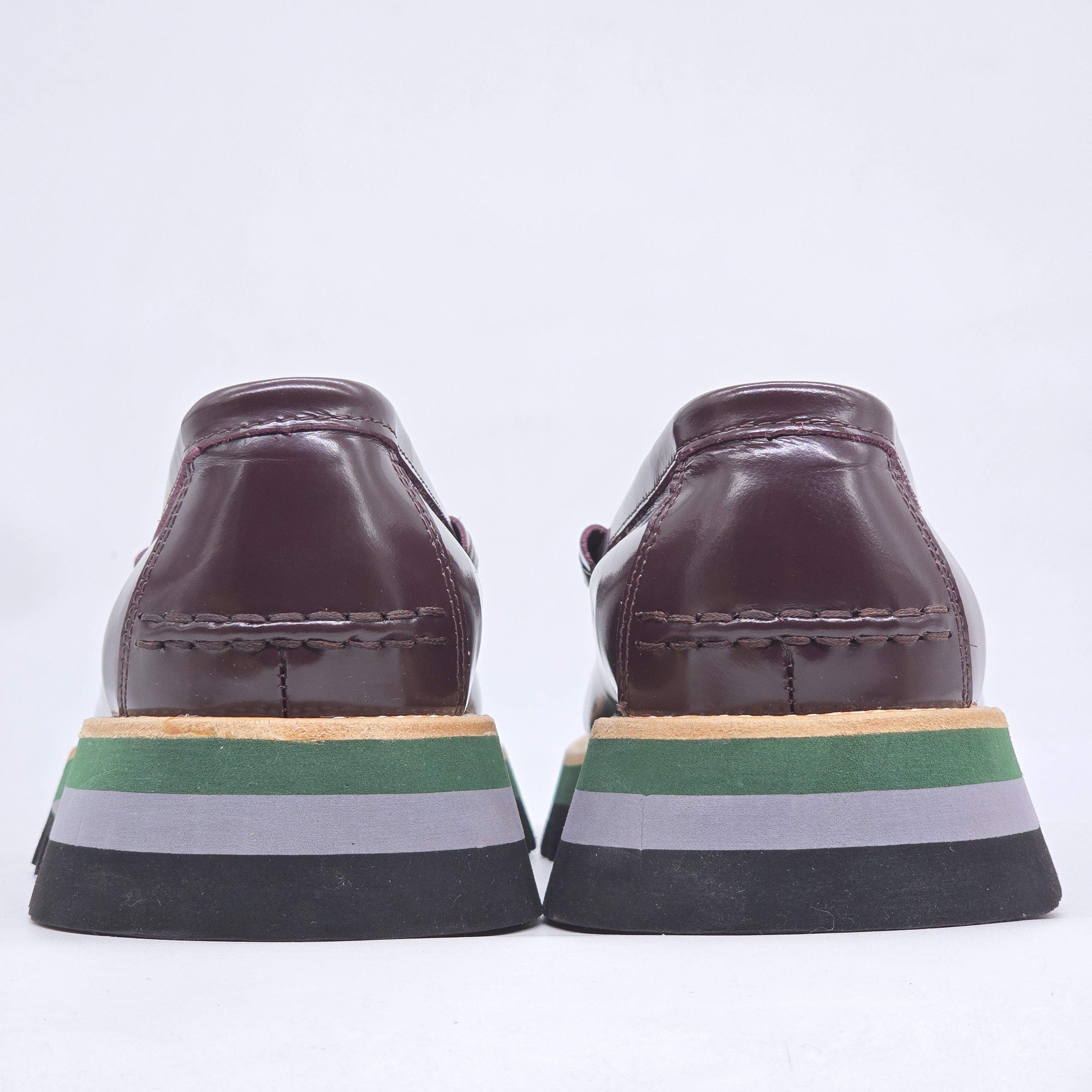 Kolor Kolor Beacon - Bordeaux Loafers Size US 8 / EU 41 - 6 Thumbnail