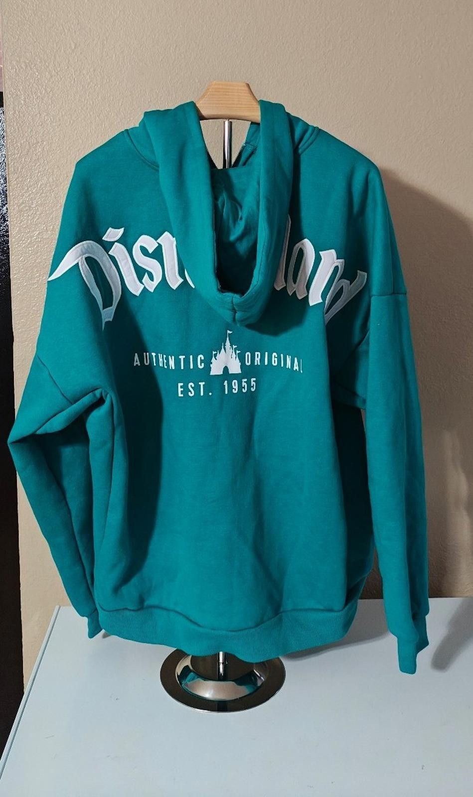 Disney Disney Parks Disneyland Authentic Original Teal Hoodie Size US 34 / EU 50 - 2 Thumbnail