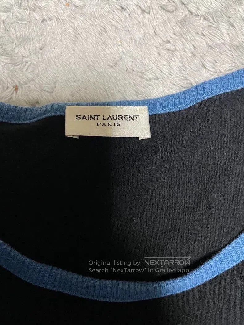 Yves Saint Laurent Saint Laurent Printed Short Sleeve T-Shirt. Size US M / EU 48-50 / 2 - 2 Thumbnail