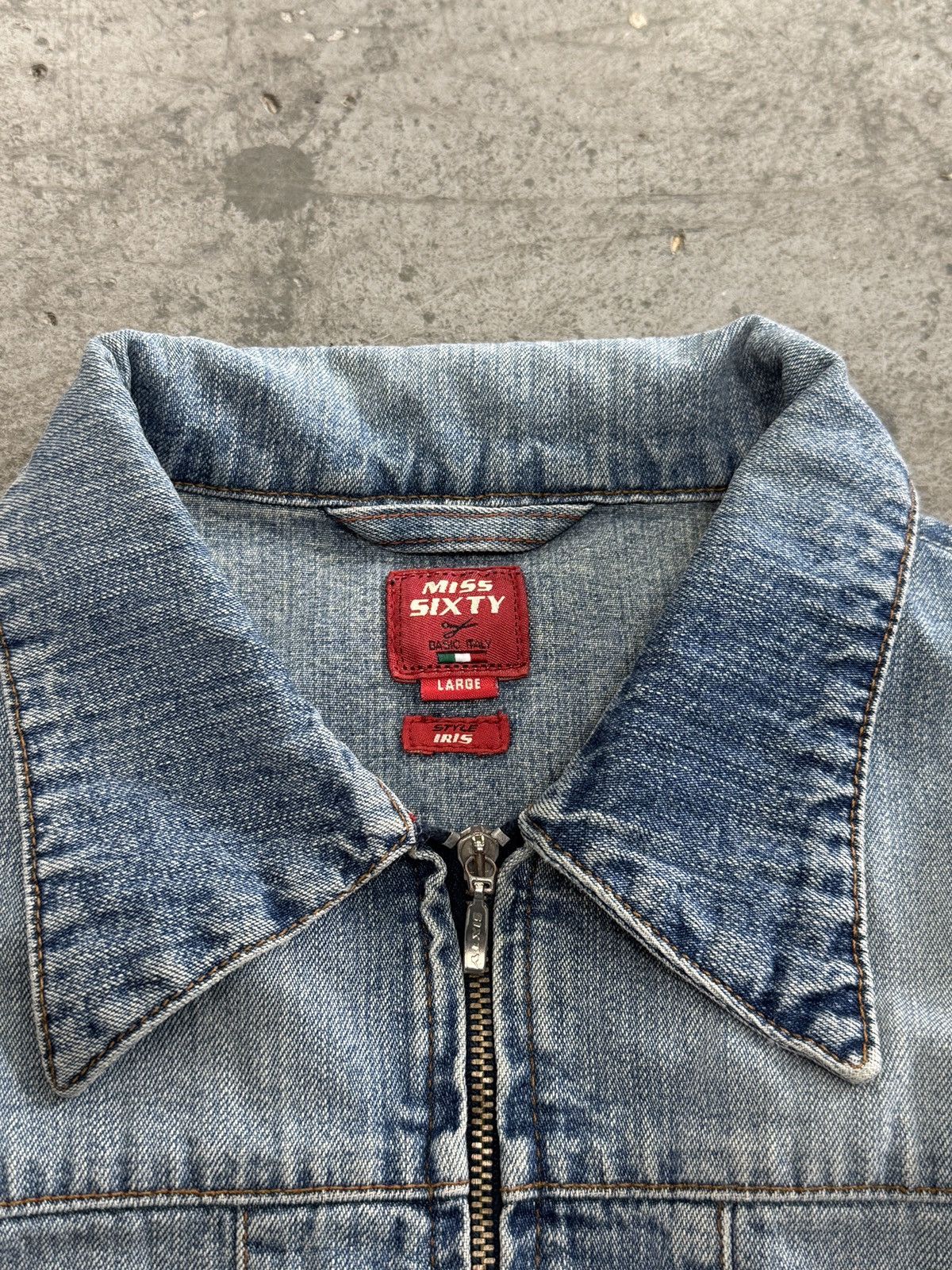 Miss Sixty y2k Miss Sixty Denim Jacket Size L / US 10 / IT 46 - 5 Thumbnail