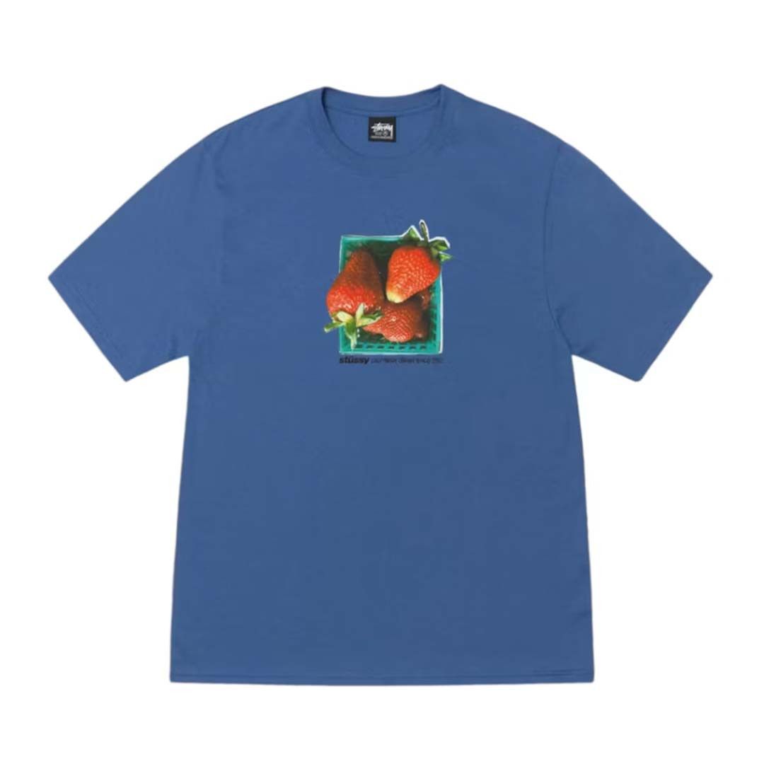 Stussy Berries Tee Blue Size US XL / EU 56 / 4 - 1 Preview