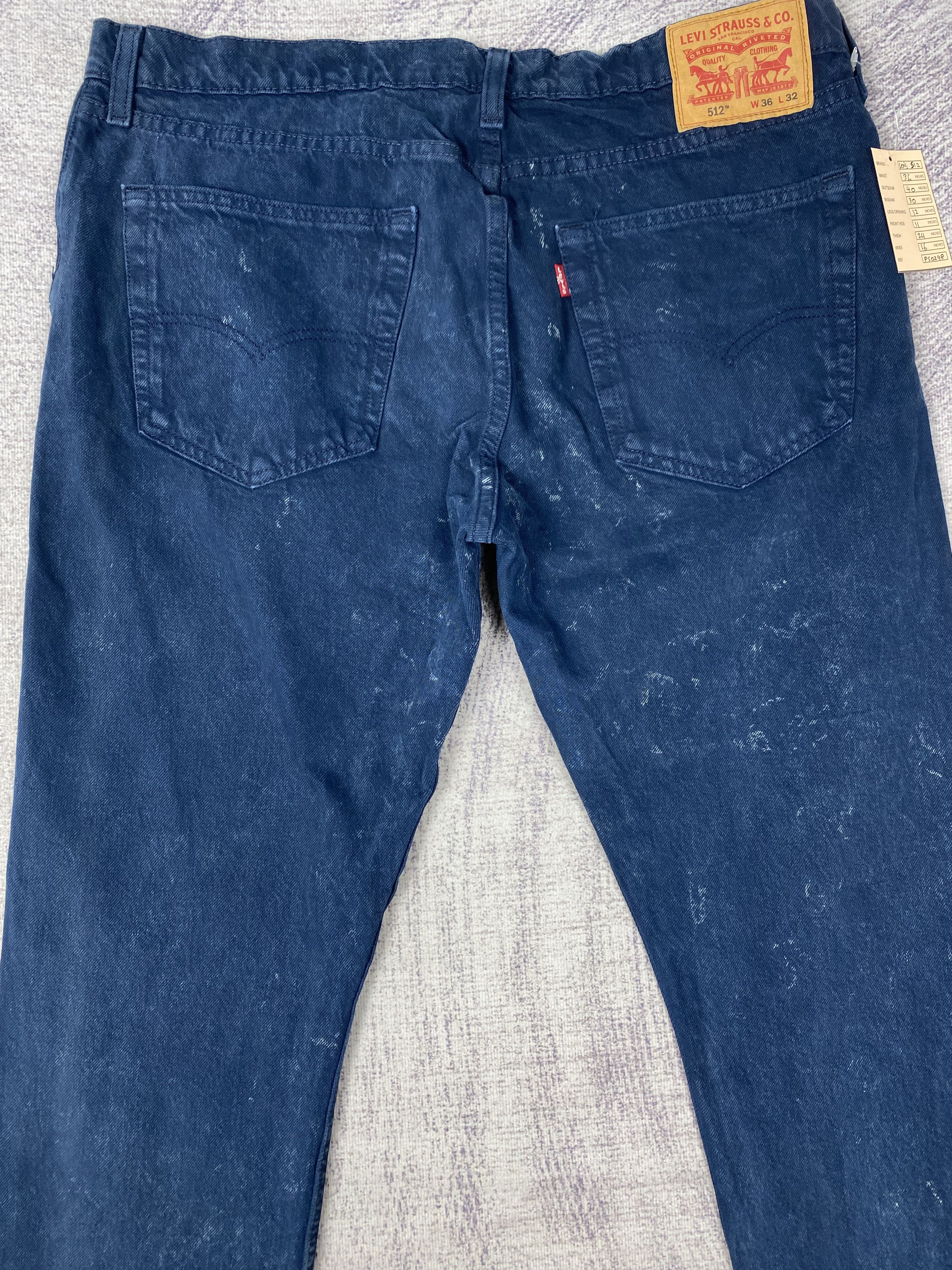 Levi's Vintage Levi's 512 Blue Denim Jeans P0476 Size US 36 / EU 52 - 9 Thumbnail
