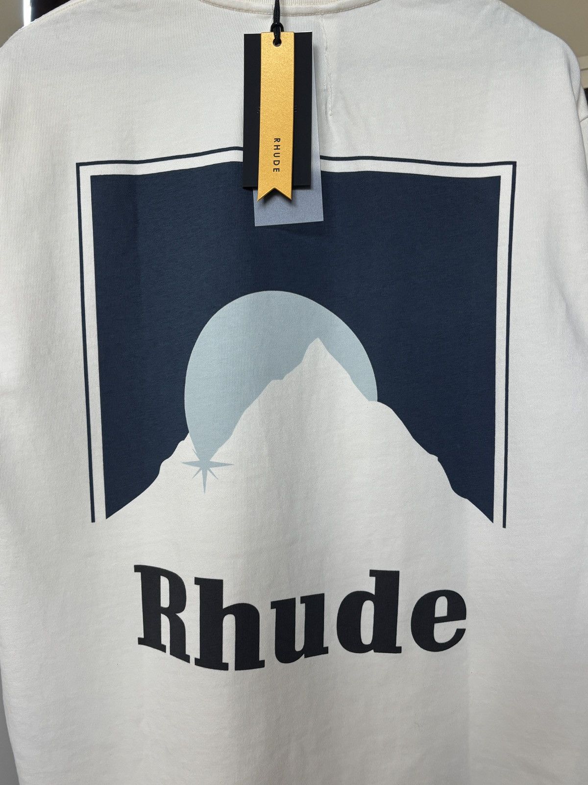 Rhude RHUDE | NEW BLUE MOONLIGHT GRAPHIC LOGO TEE Size US S / EU 44-46 / 1 - 6 Thumbnail