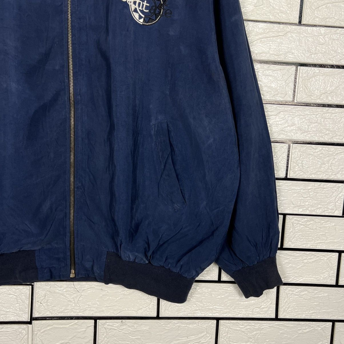 Japanese Brand Vintage SANTAFE Embroidery Big Logo Bomber Jacket #3988-C181 Size US XL / EU 56 / 4 - 9 Thumbnail