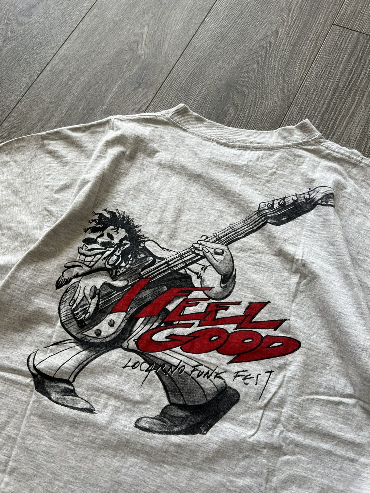 Vintage Vintage I Feel Good Locarno Funk Fest Punk Tee Band T-Shirt Size US XL / EU 56 / 4 - 2 Thumbnail