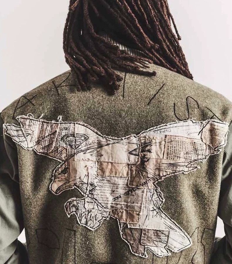 Greg Lauren Greg Lauren size2 Wool Embroidered Baseball Jacket Size US M / EU 48-50 / 2 - 6 Thumbnail