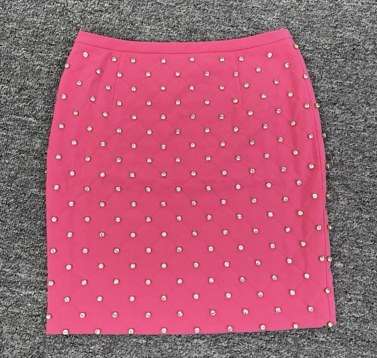 Moschino Moschino Hot Pink Beaded Two-Piece Set K12 Size XS / US 0-2 / IT 36-38 - 3 Thumbnail