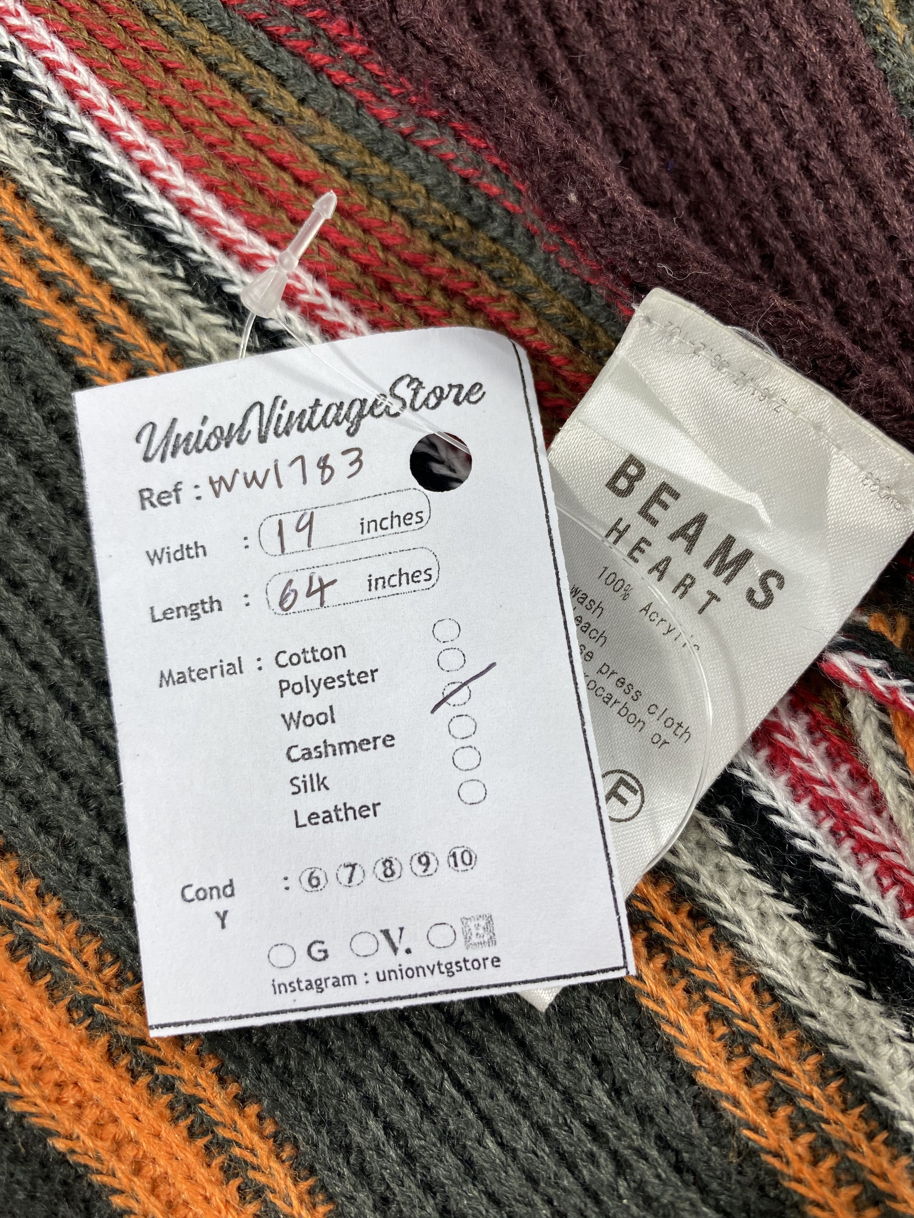 Beams Plus Beams Plus Scarf / Muffler / Neckwear - WW1783 Size ONE SIZE - 5 Thumbnail