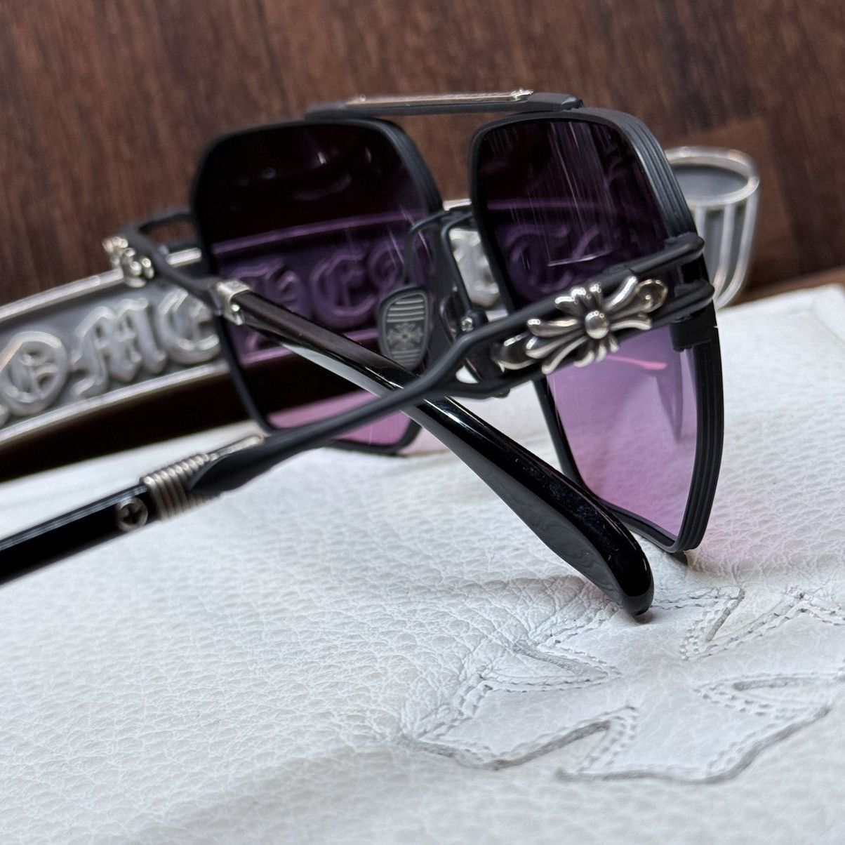 Chrome Hearts Chrome Hearts Ripping 1/1 Sunglasses Size ONE SIZE - 9 Thumbnail